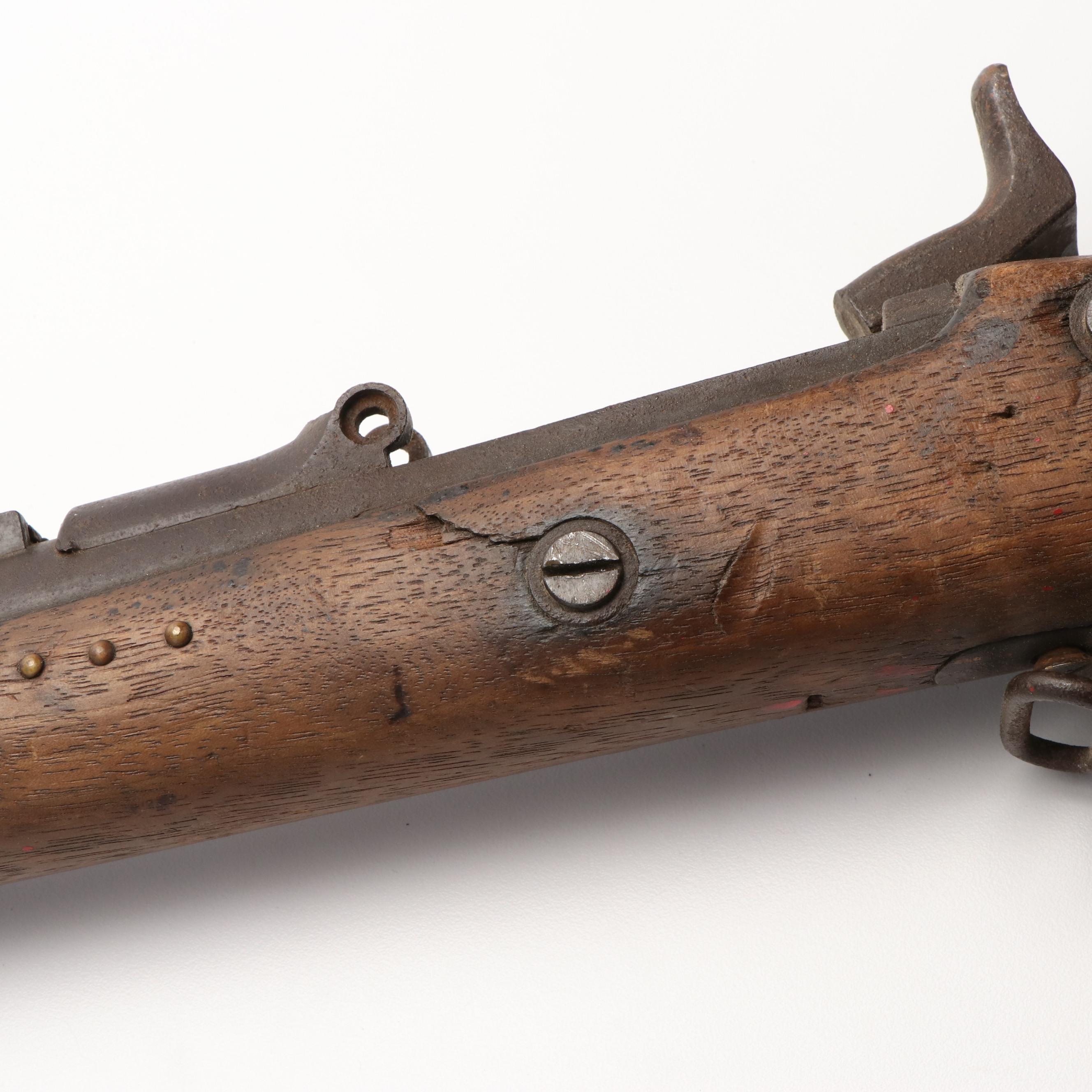 Civil War Era US Model 1864 Springfield Musket with Trapdoor Conversion