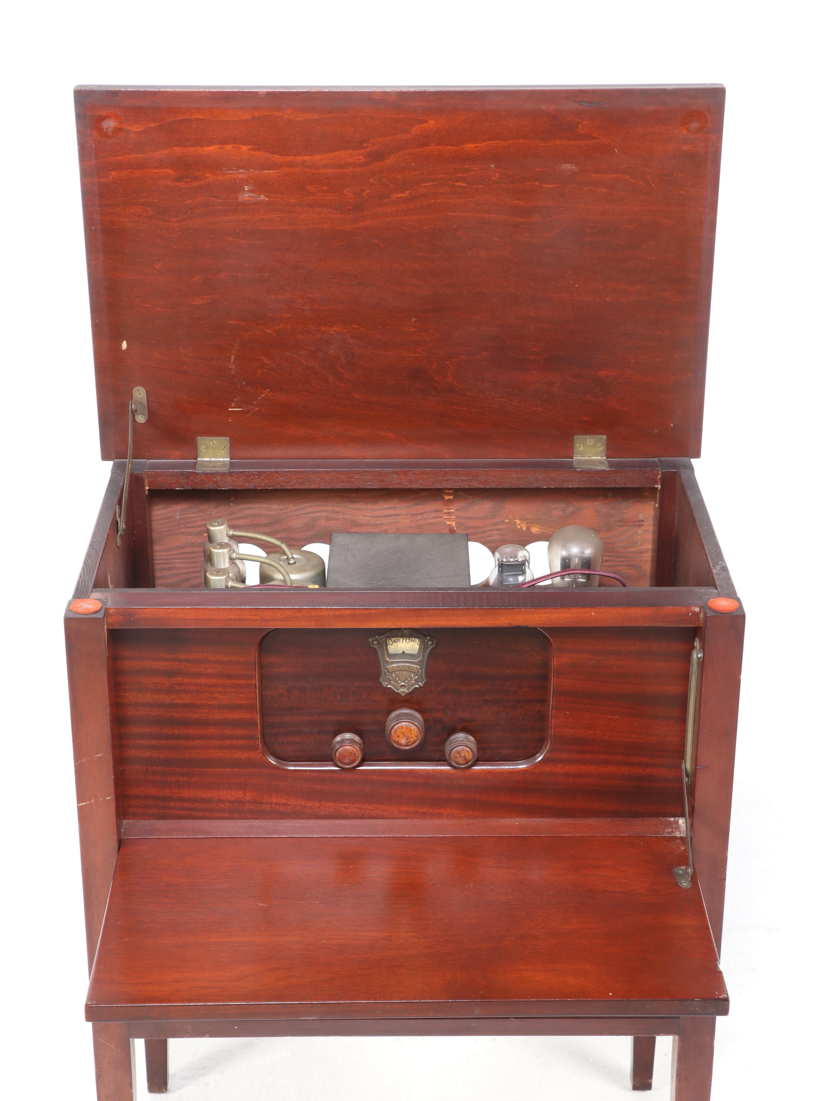 R. H. Macy & Co. Mahogany Radio Cabinet, Early to Mid-20th Century