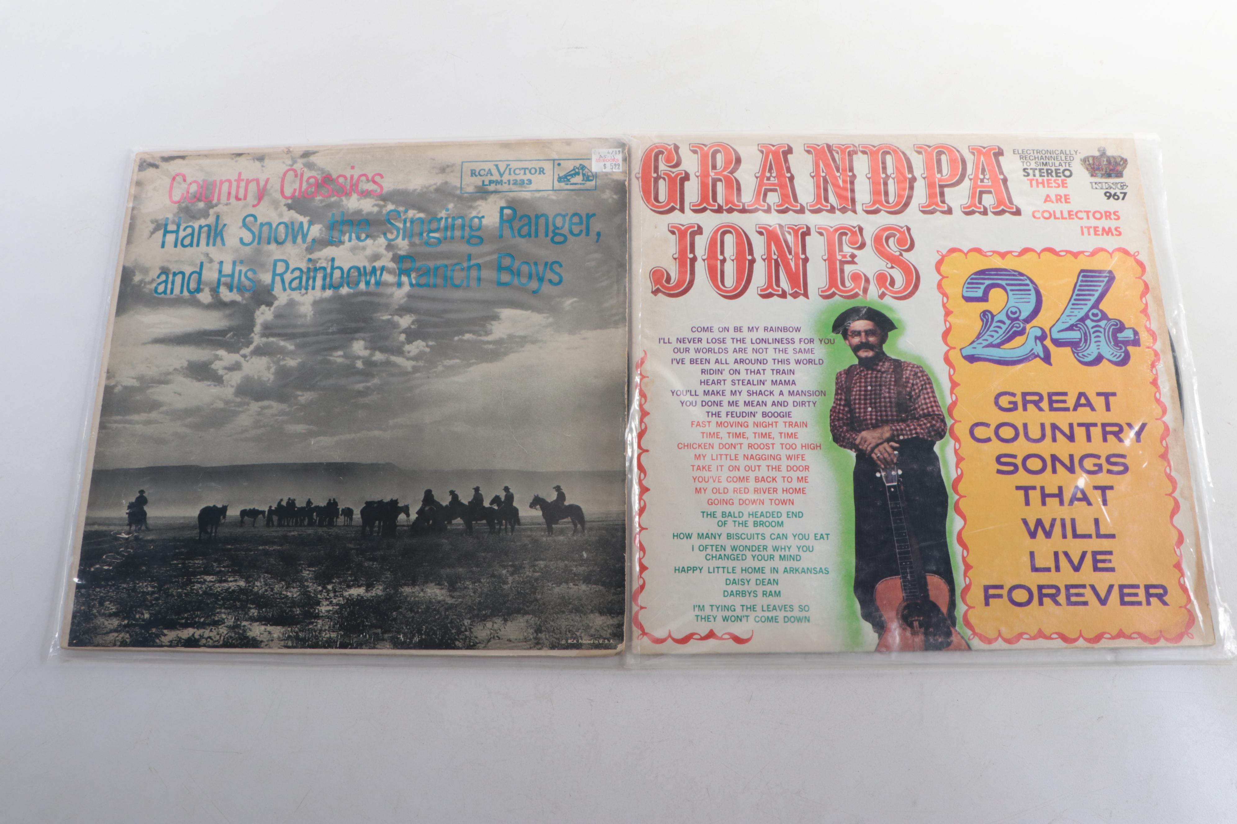 Gene Autry, Slim Whitman, Tex Ritter, Tex Williams, and More Vinyl Record Albums