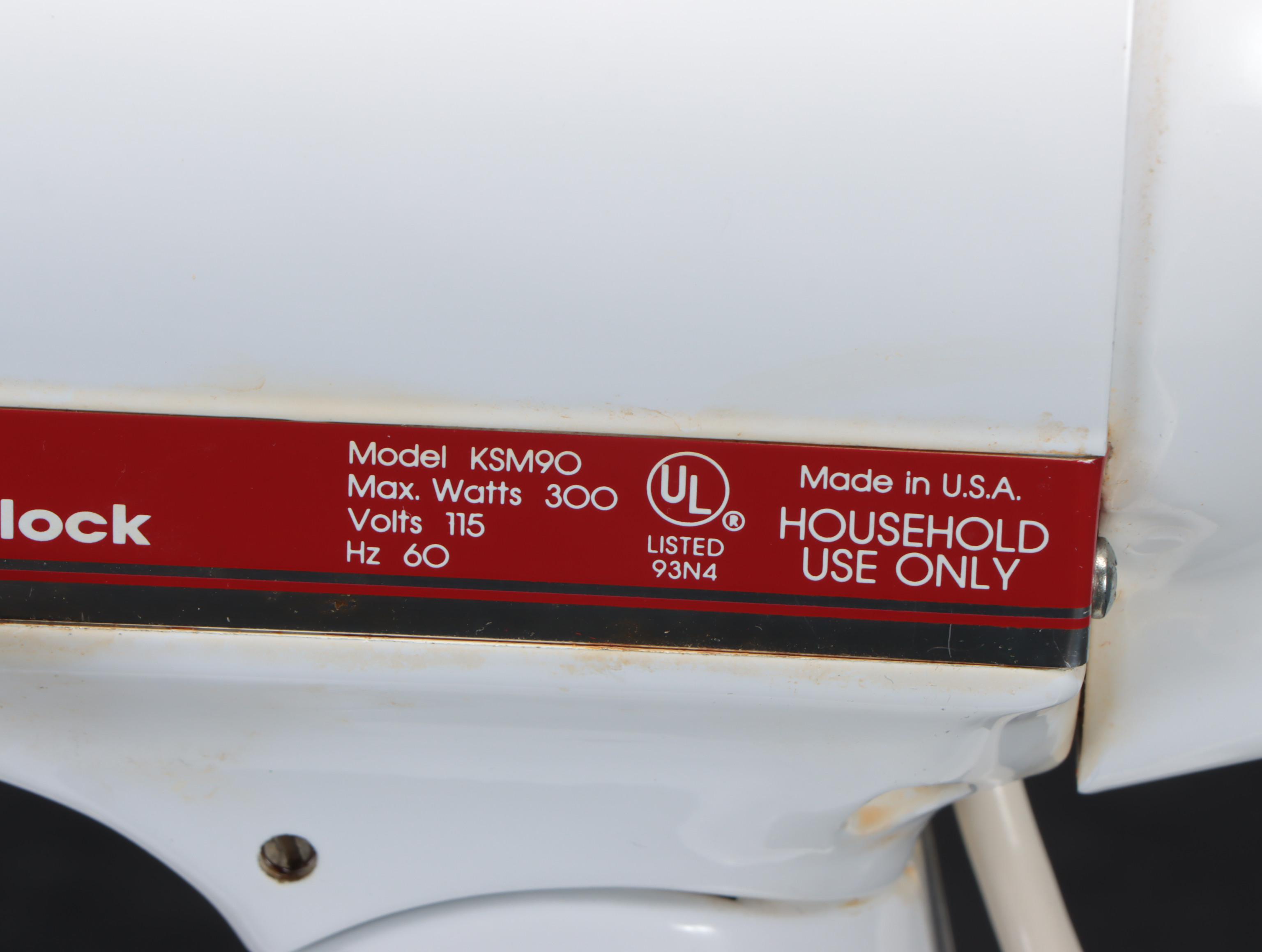 KitchenAid Ultra Power Classic Series White Standing Mixer, 1922