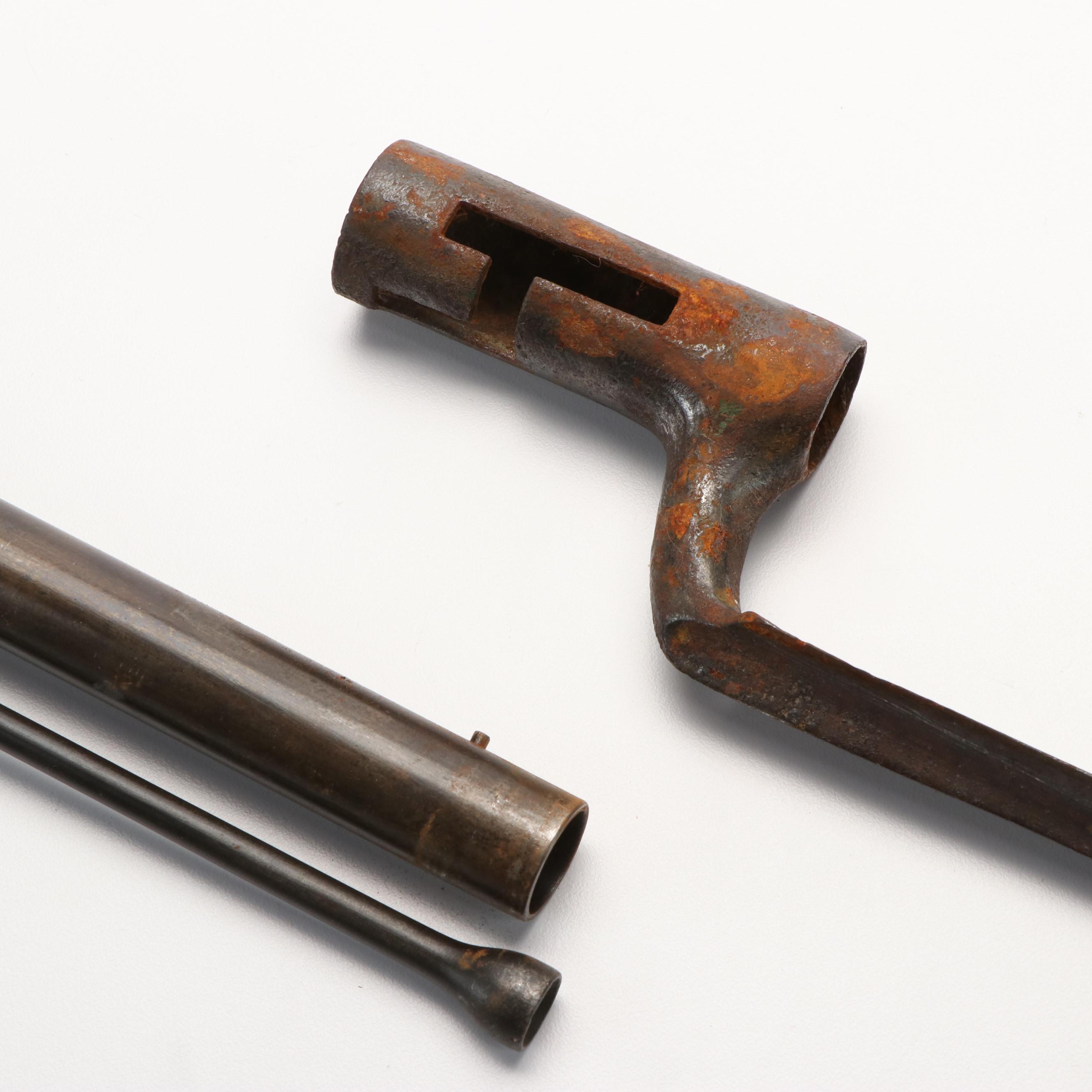 Civil War Era US Model 1863 Springfield Musket with Bayonet