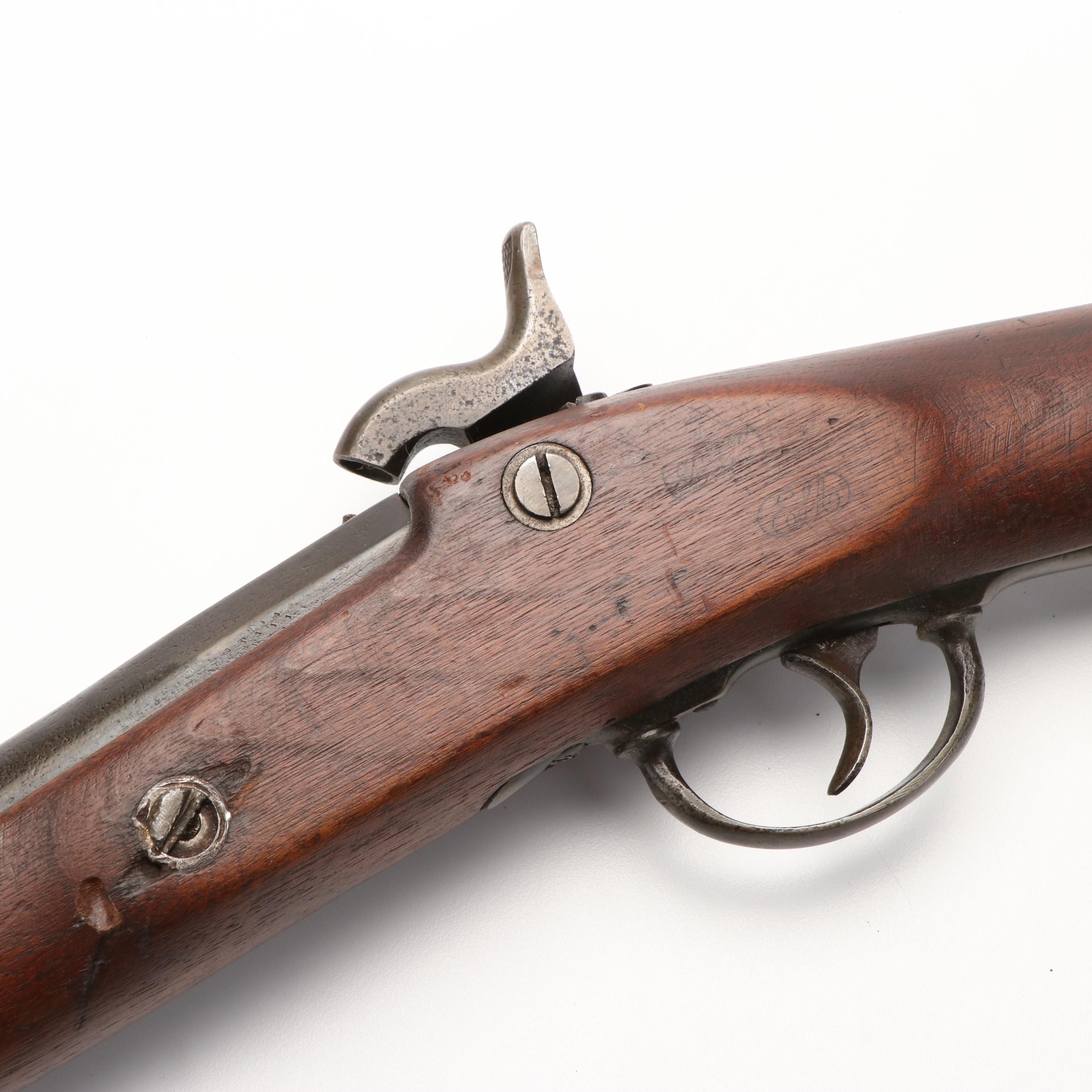 Civil War Era US Model 1863 Springfield Musket with Bayonet