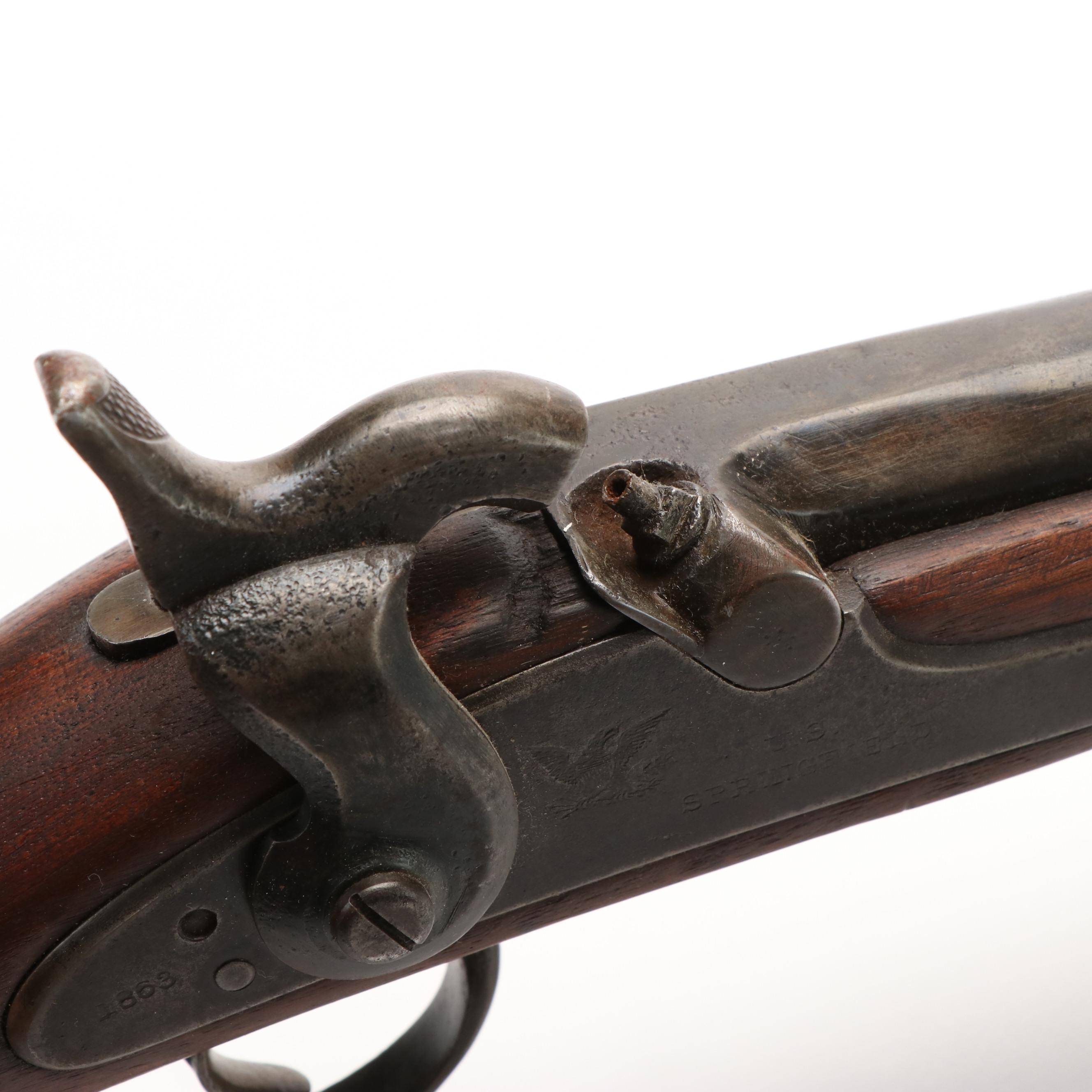 Civil War Era US Model 1863 Springfield Musket with Bayonet