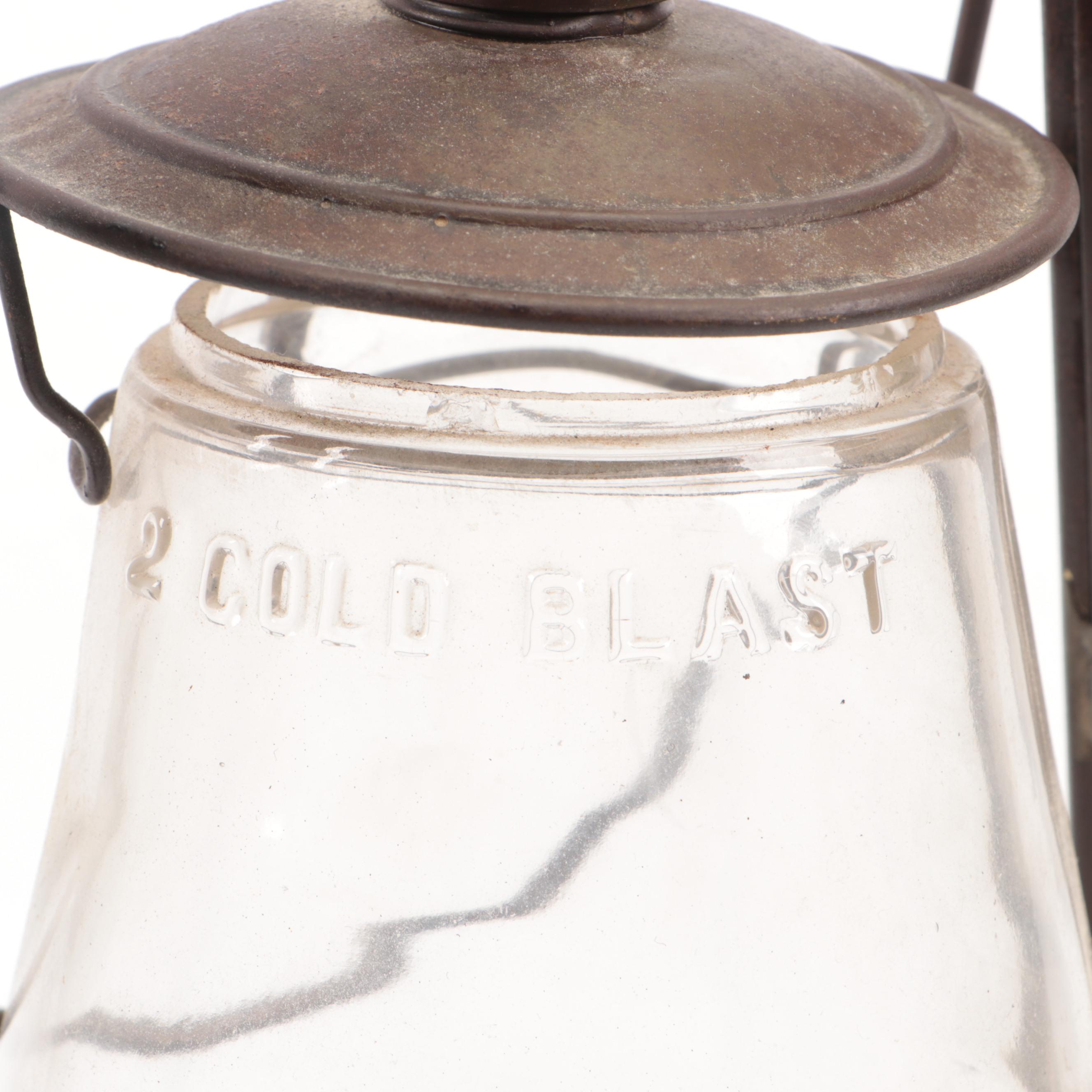 C.T. Ham Mfg. Co. No. 0 Nautical Lantern with Hamilton The Skotch Kaddy Cooler