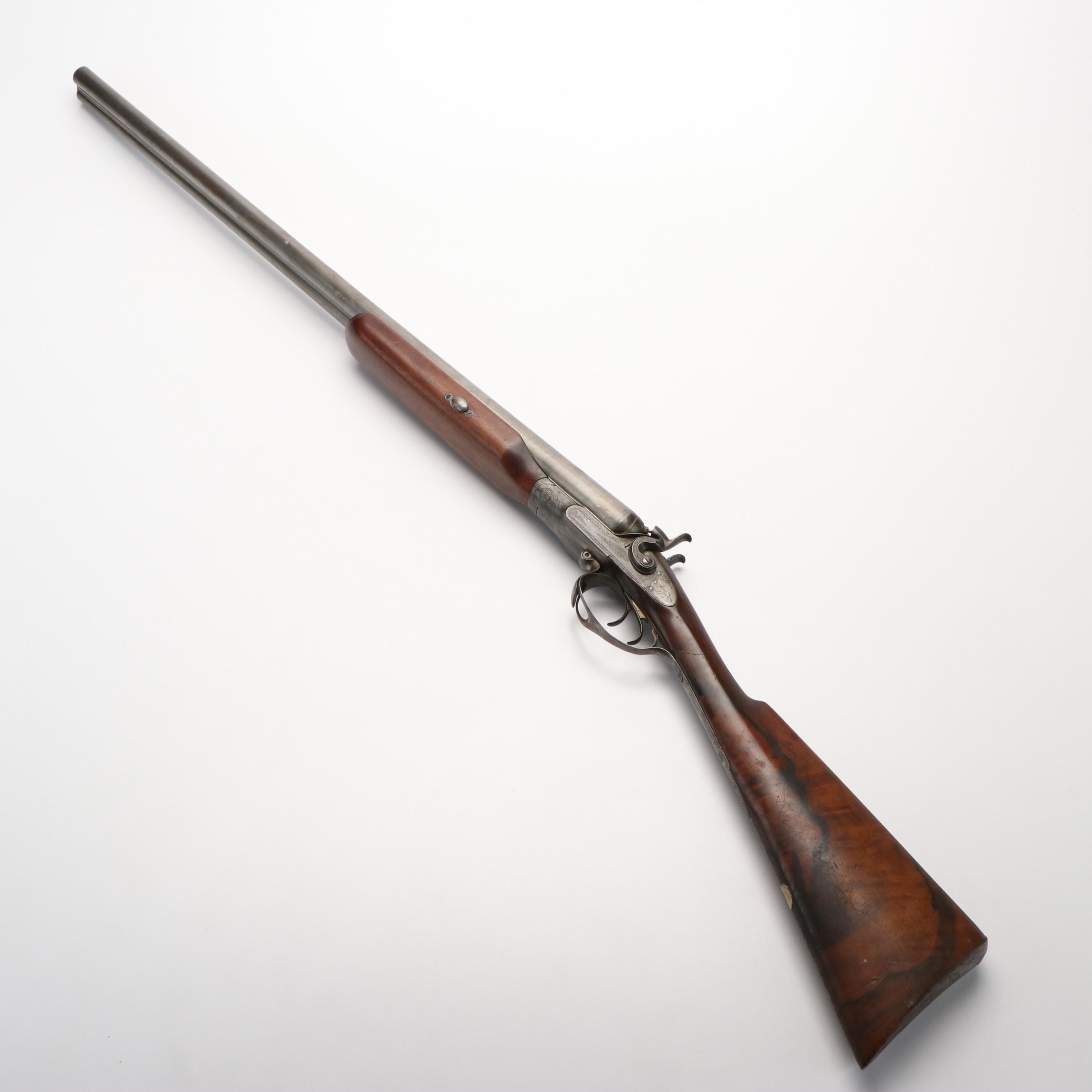 Antique W.W. Greener St. Mary Works Birmingham Side by Side Shotgun