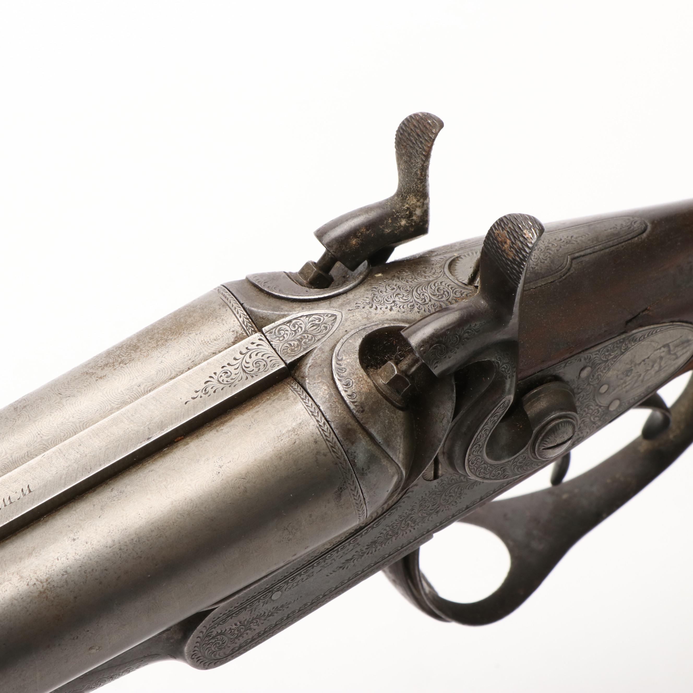 Antique W.W. Greener St. Mary Works Birmingham Side by Side Shotgun