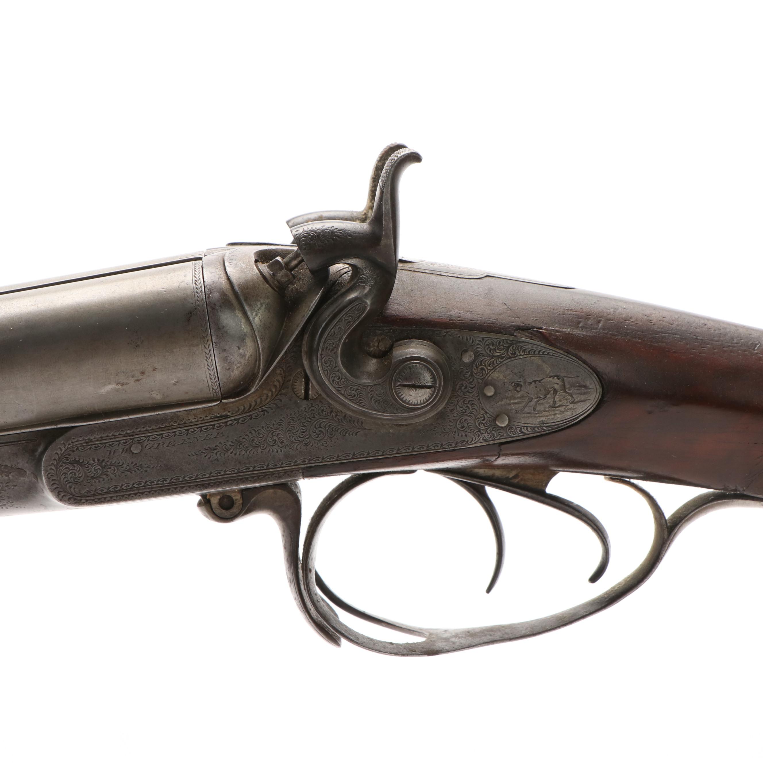 Antique W.W. Greener St. Mary Works Birmingham Side by Side Shotgun