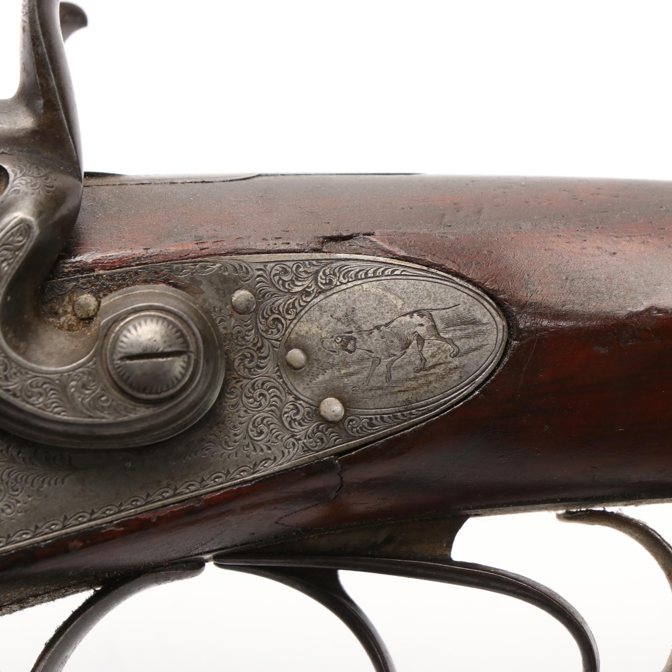 Antique W.W. Greener St. Mary Works Birmingham Side by Side Shotgun