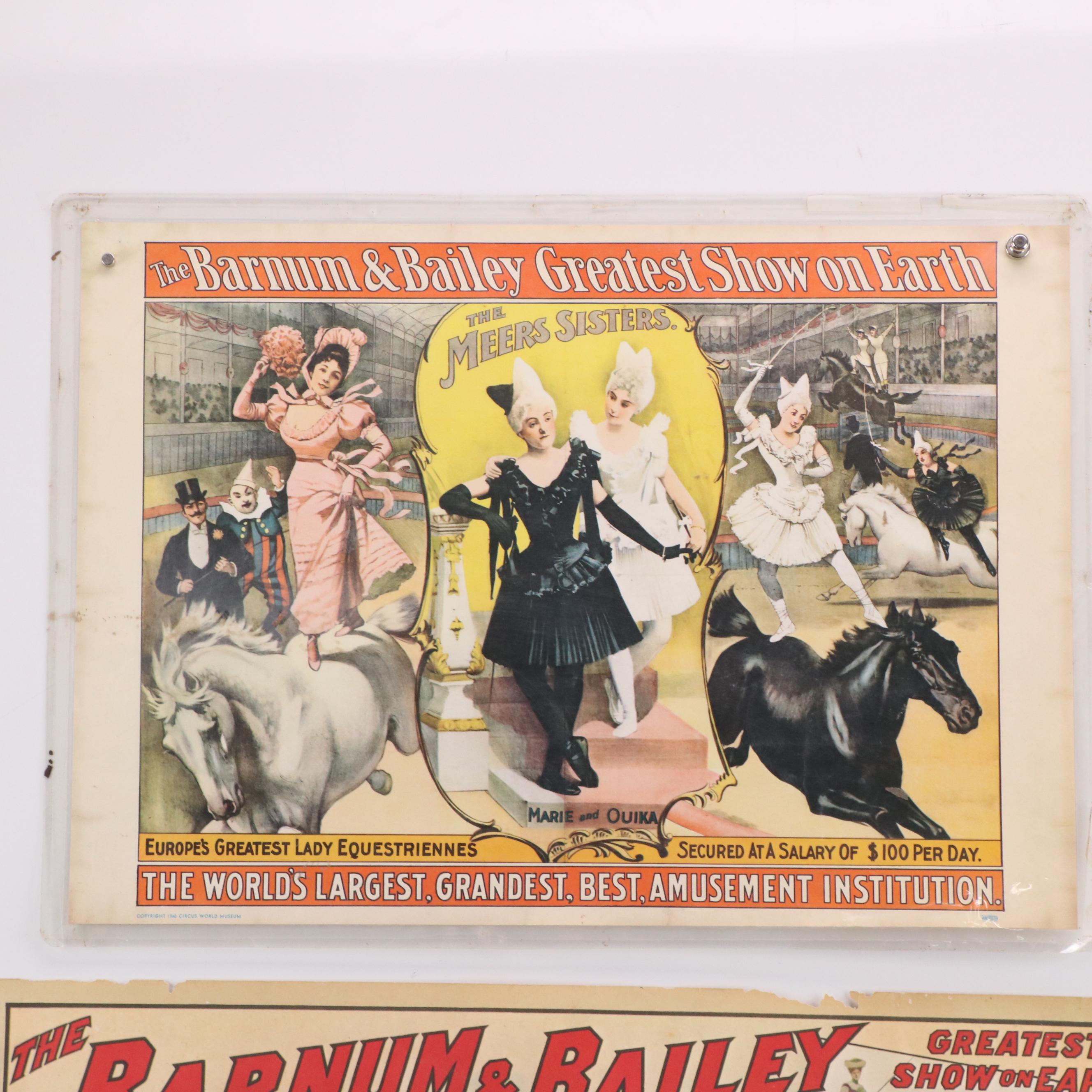 Ringling Bros, Barnum & Bailey Offset Lithograph Circus Posters