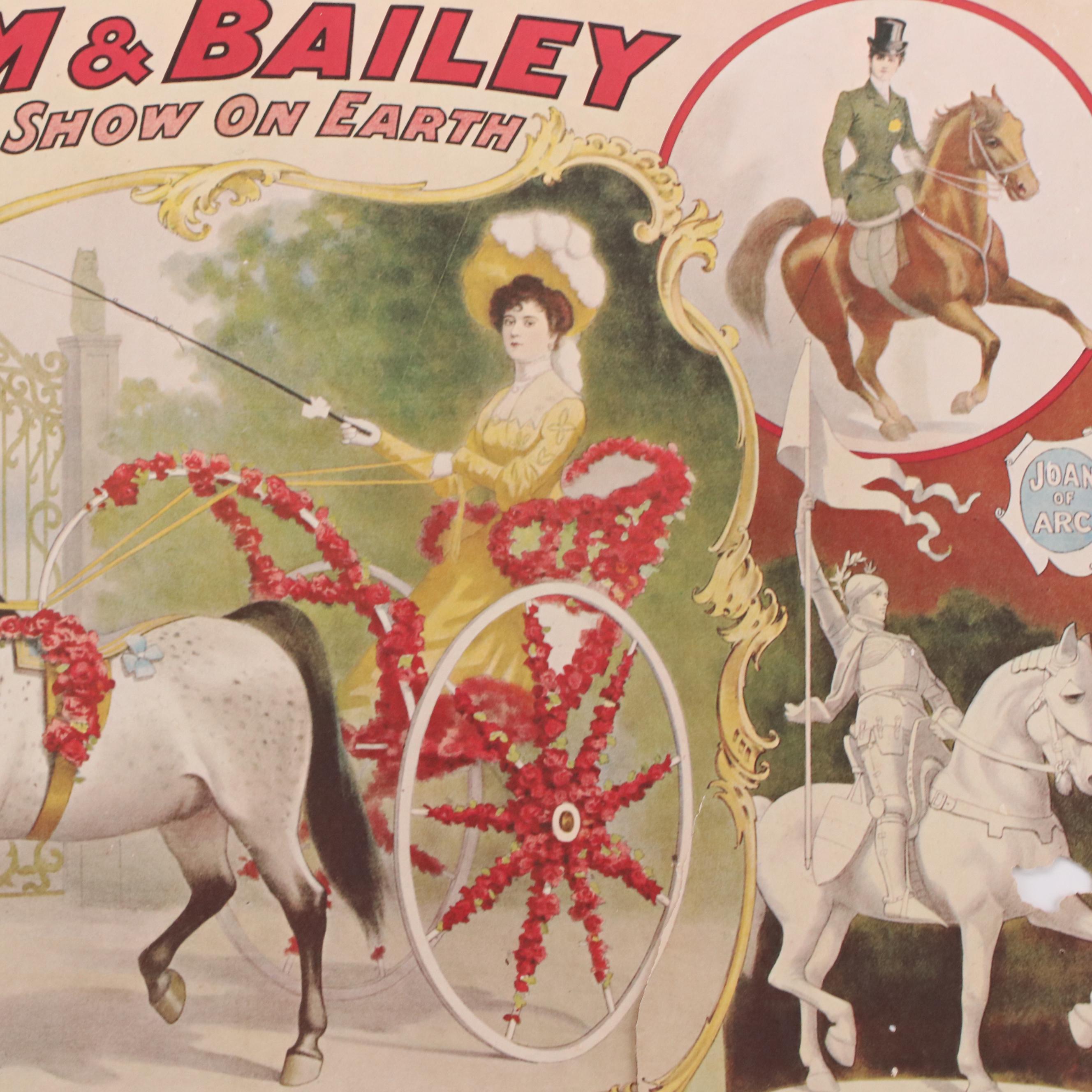 Ringling Bros, Barnum & Bailey Offset Lithograph Circus Posters