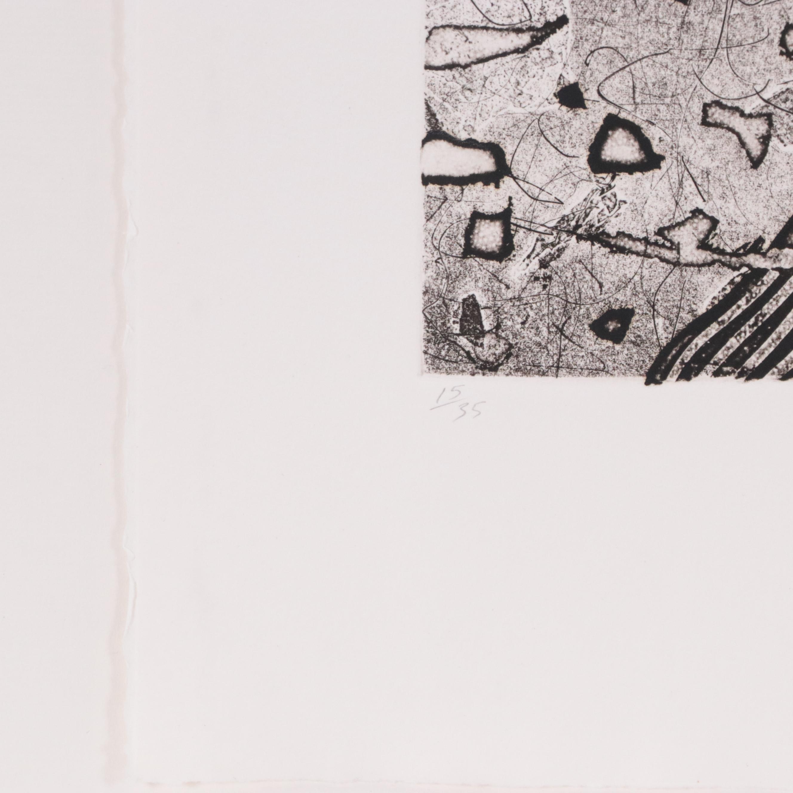 Jim Williams Etching "Riverfest," 1983