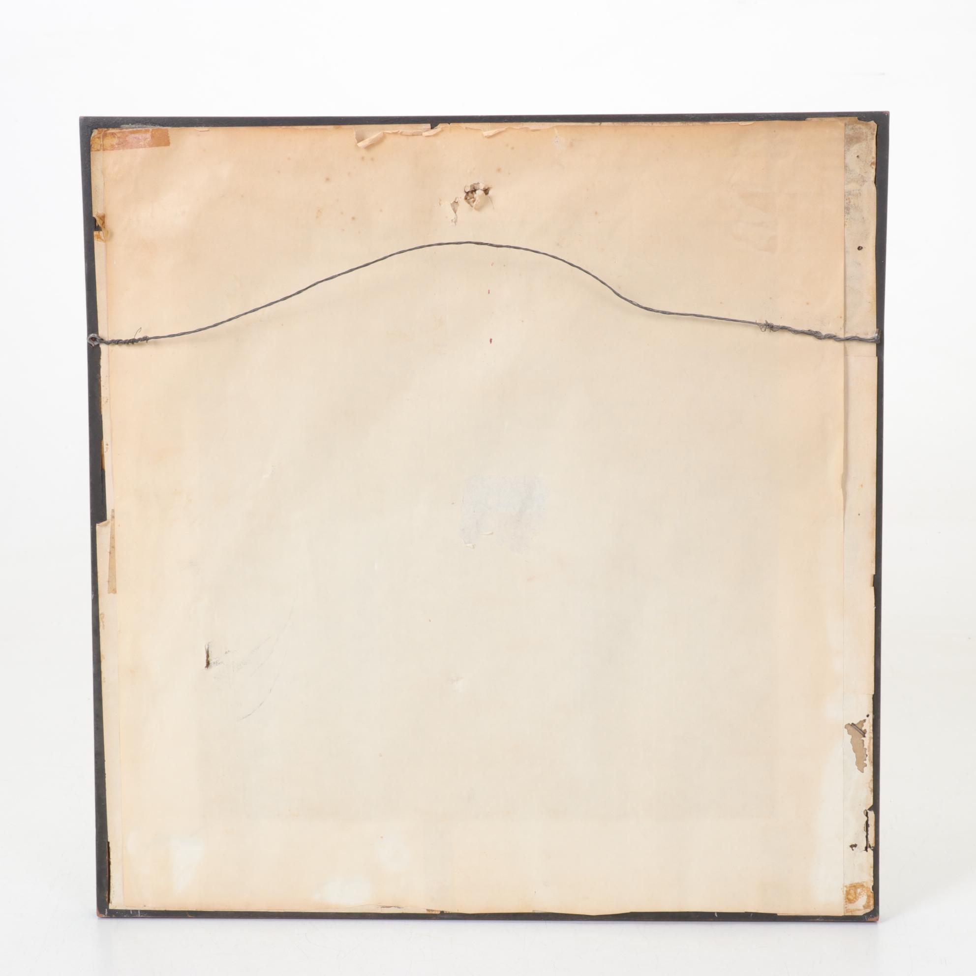 Hand Made Cross Stitch Sampler in Frame