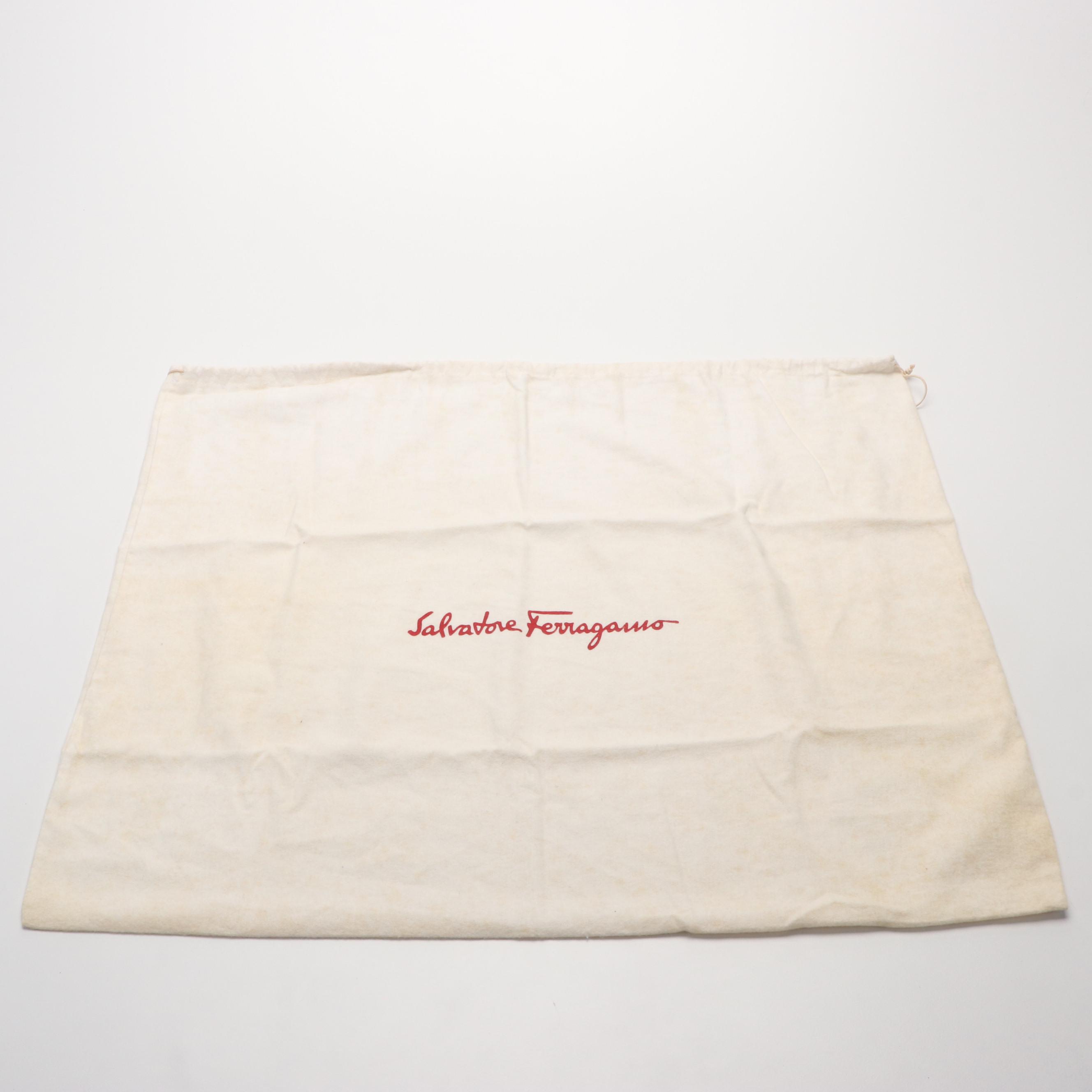 Salvatore Ferragamo Marissa Gancini Shoulder Bag in Metallic Leather