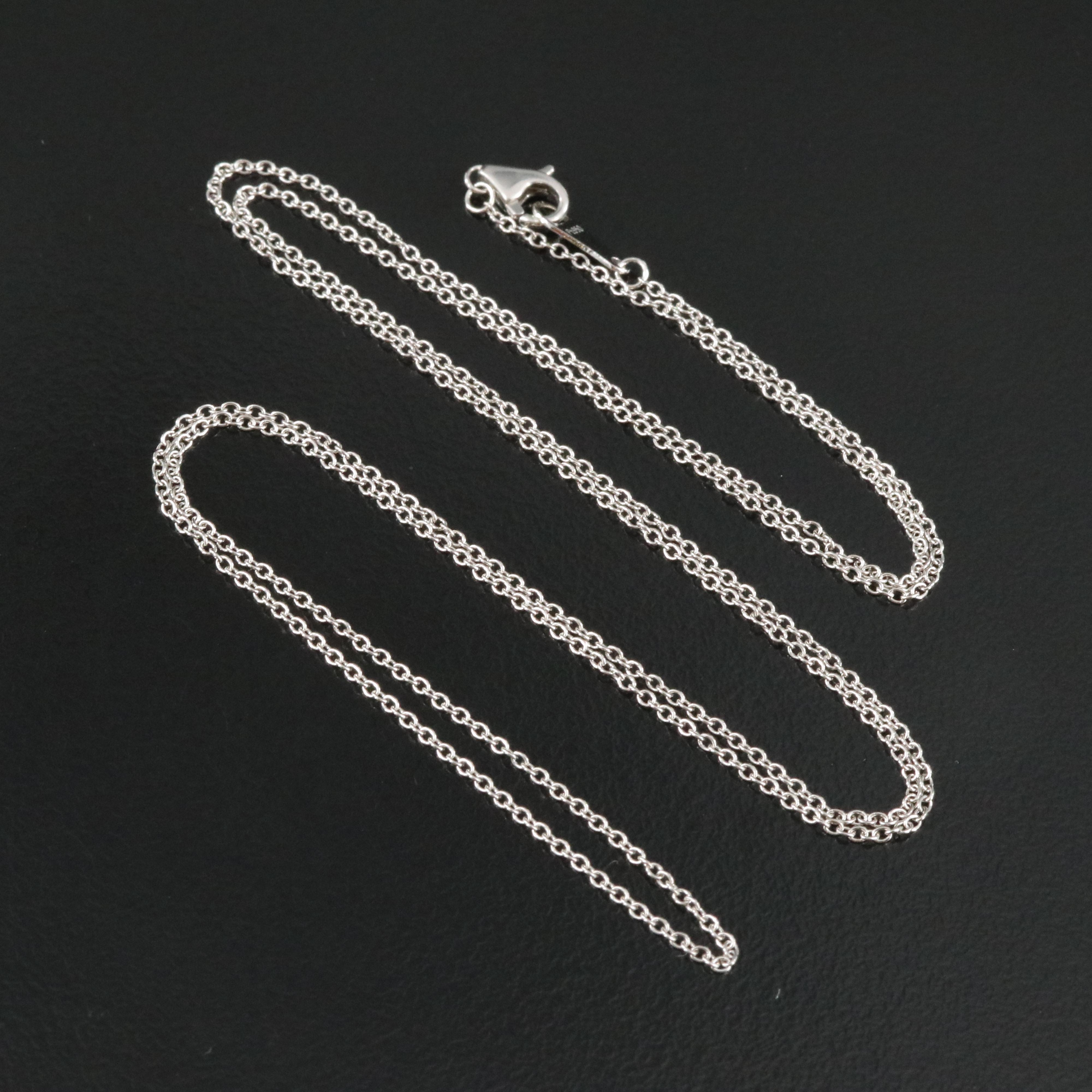 Platinum Cable Link Necklace