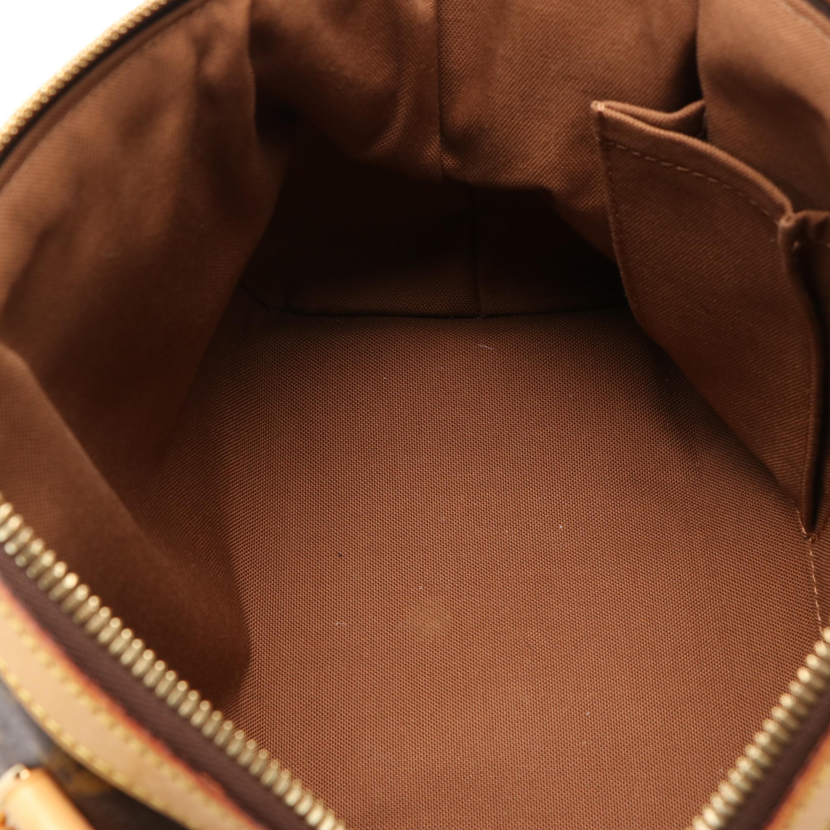 Louis Vuitton Tivoli Monogram Brown Canvas Satchel