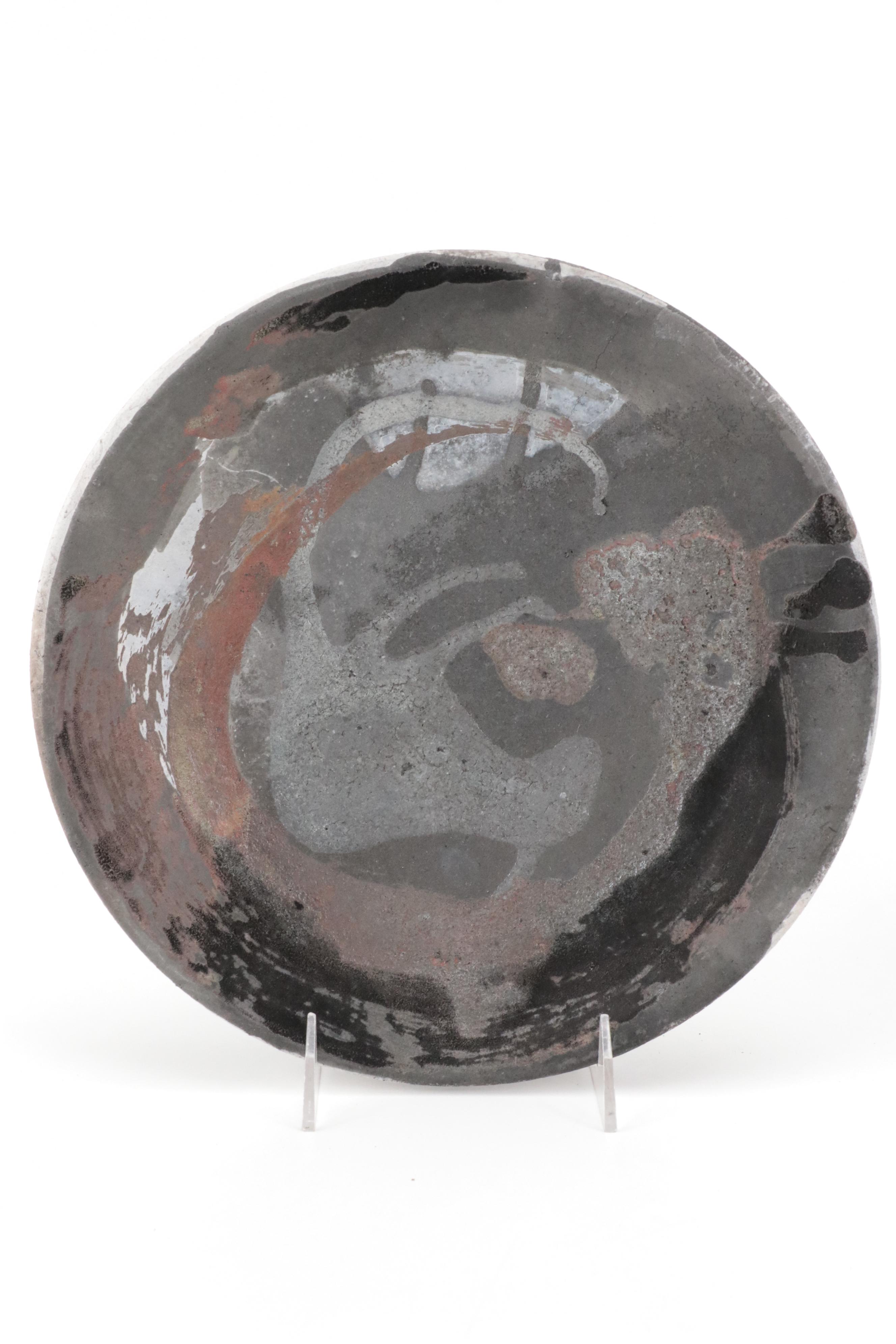 John Tuska Wheel Thrown Art Pottery Plates