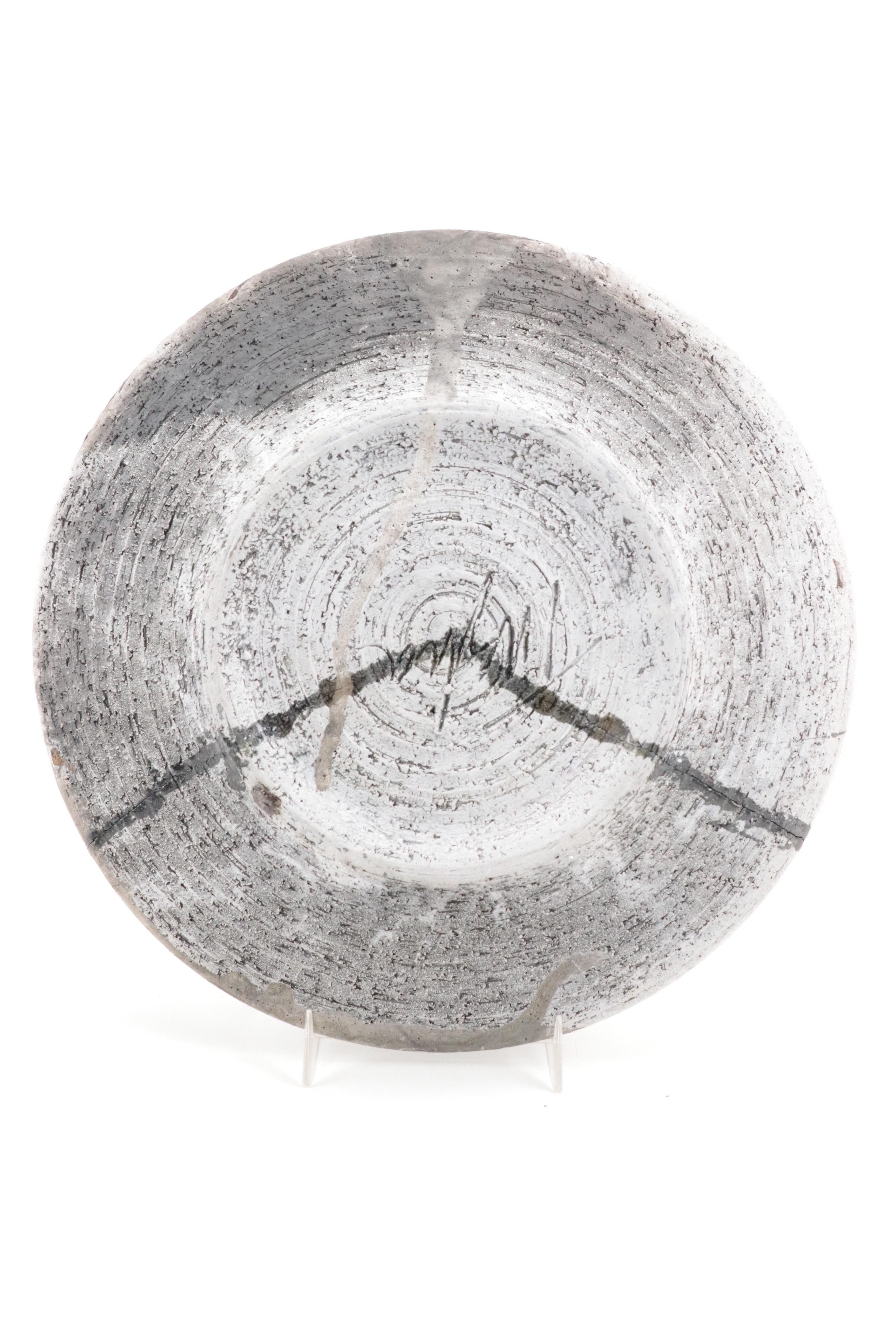 John Tuska Wheel Thrown Art Pottery Plates