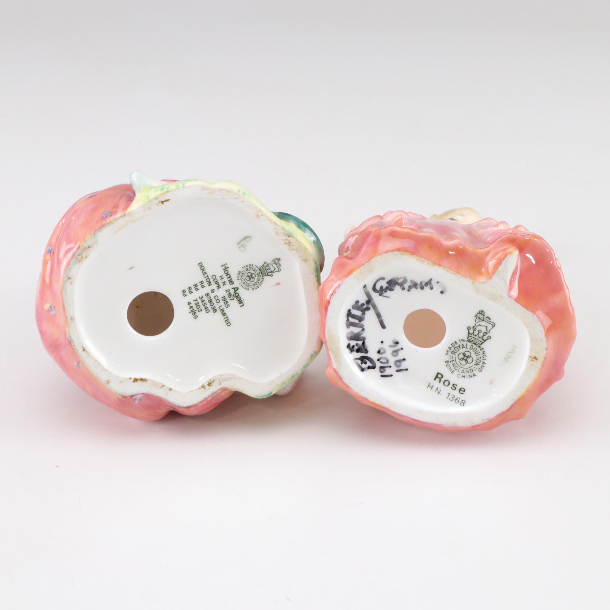 Royal Doulton "Rose", "Home Again", and More Doulton Porcelain Figurines