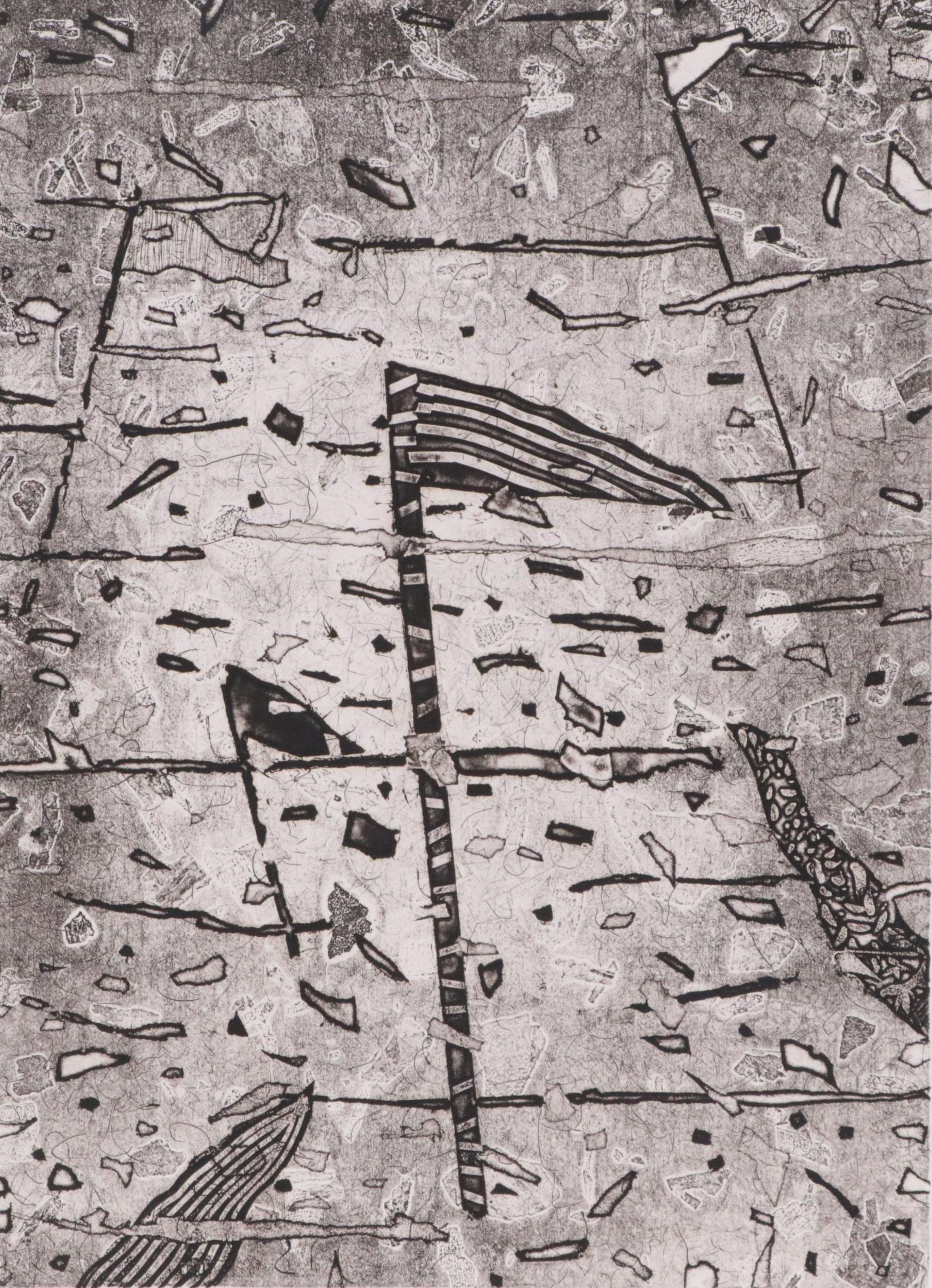 Jim Williams Etching "Riverfest," 1983