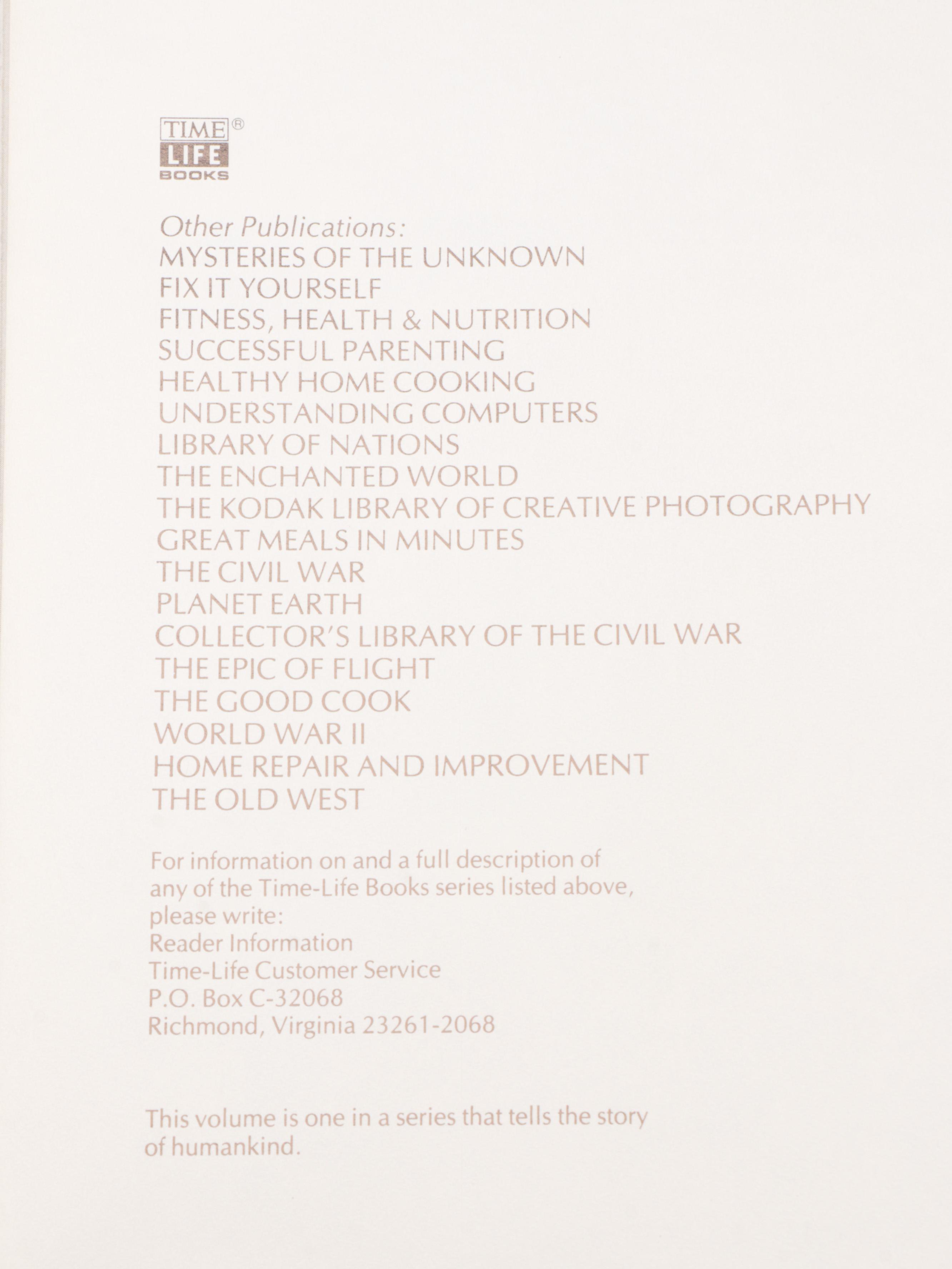 Time-Life Books "TimeFrame" Series Books Including "The Mongol Conquest"