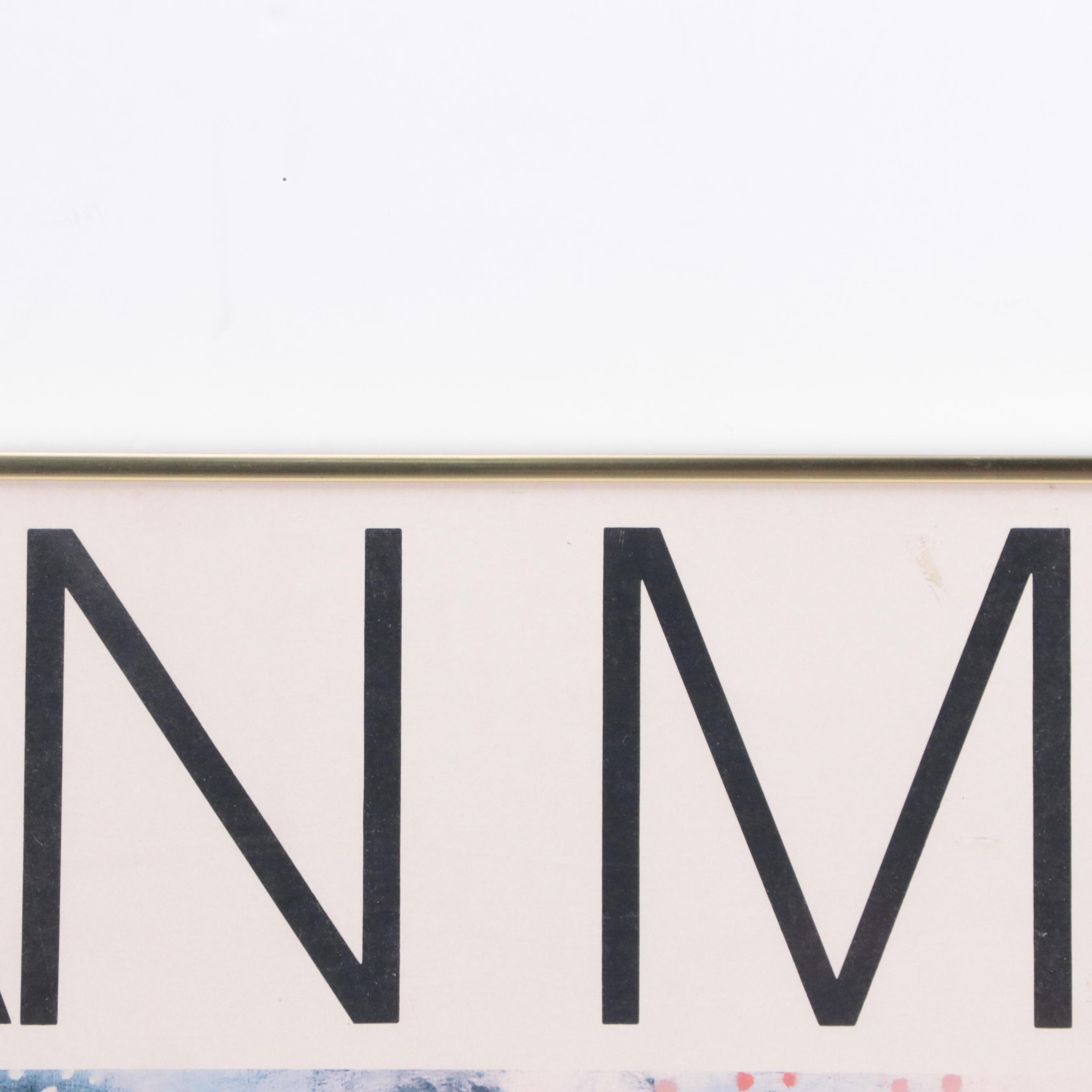 Guggenheim Museum Joan Miró Offset Lithograph Poster