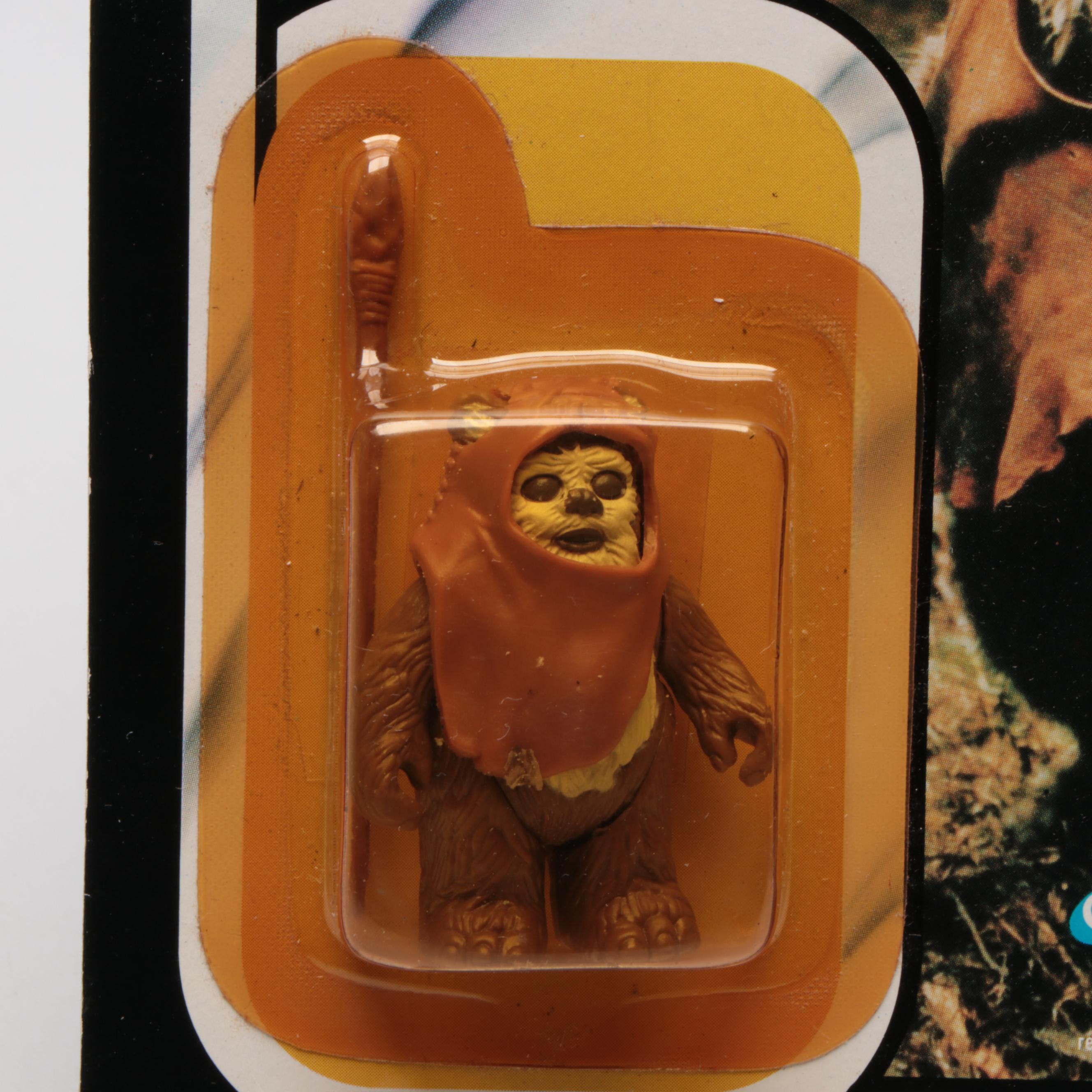 Kenner Star Wars Carded Lando Calrissian, Stormtrooper and Ewok Action Figures