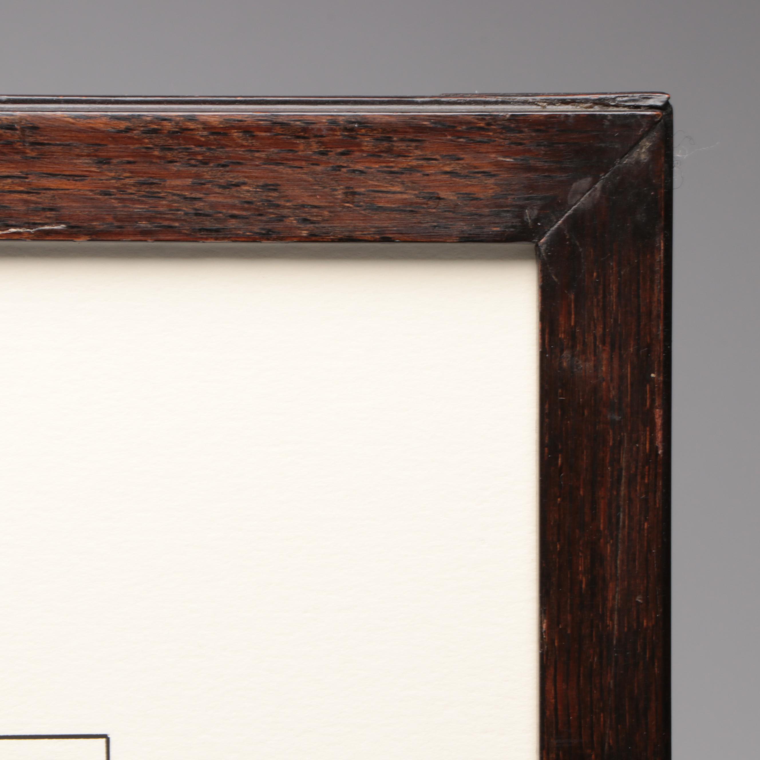 James McNeill Whistler Etching "Rotherhithe (Wapping)," 1860