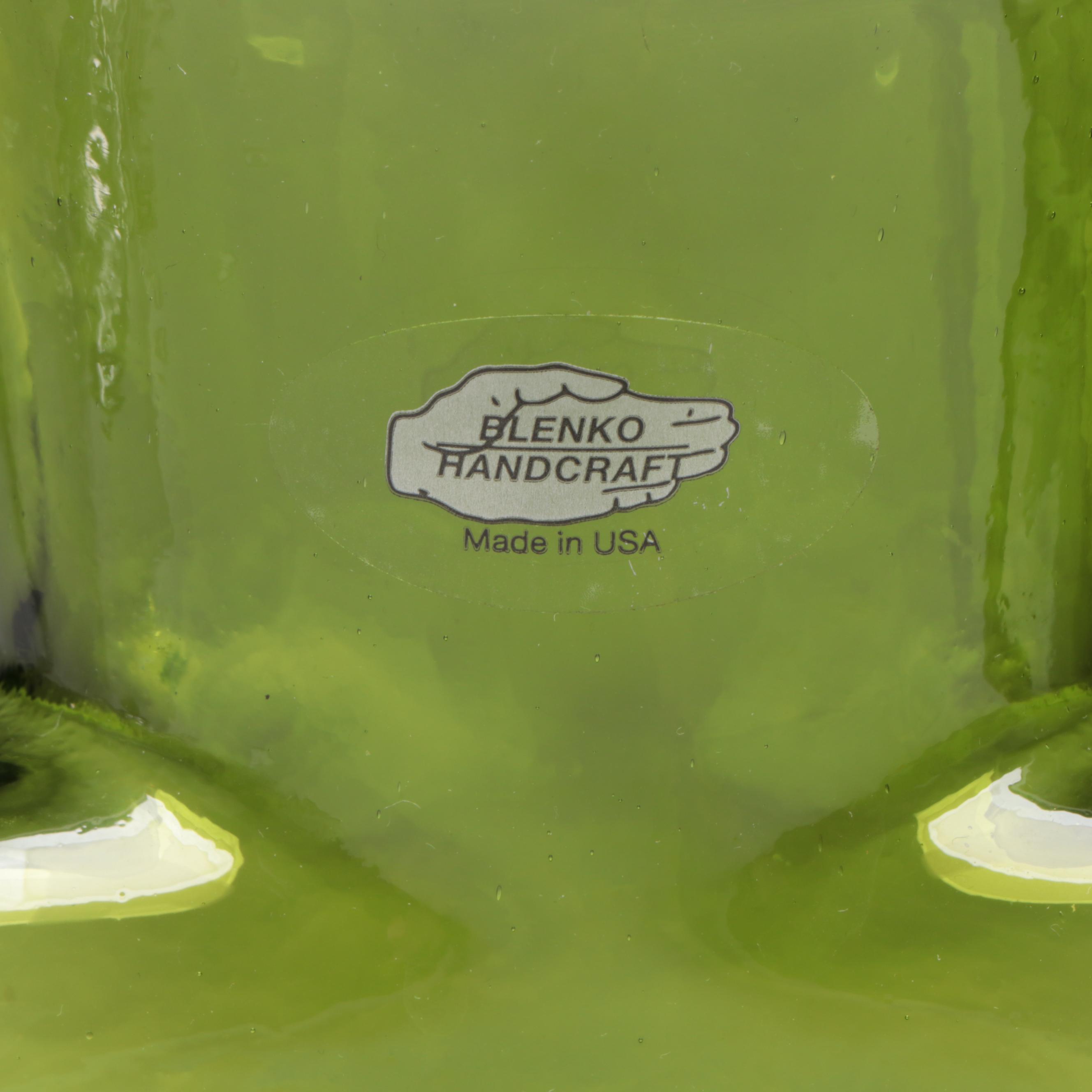 Handcrafted Blenko "Water Bottle" Glass Bottles