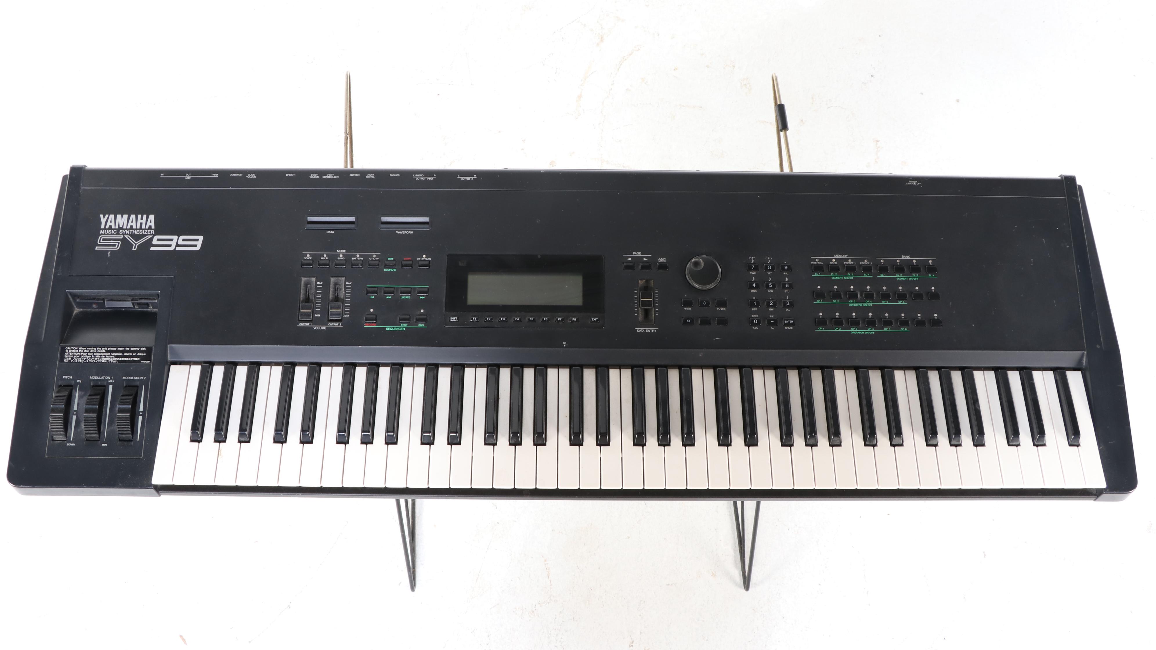 Yamaha SY99 Music Synthesizer with Stand