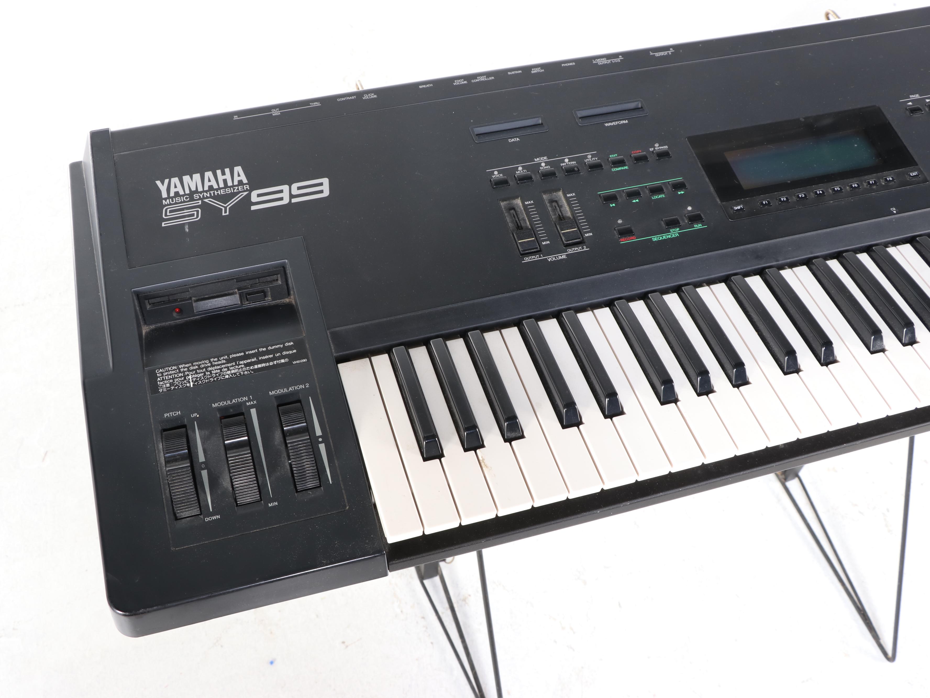 Yamaha SY99 Music Synthesizer with Stand