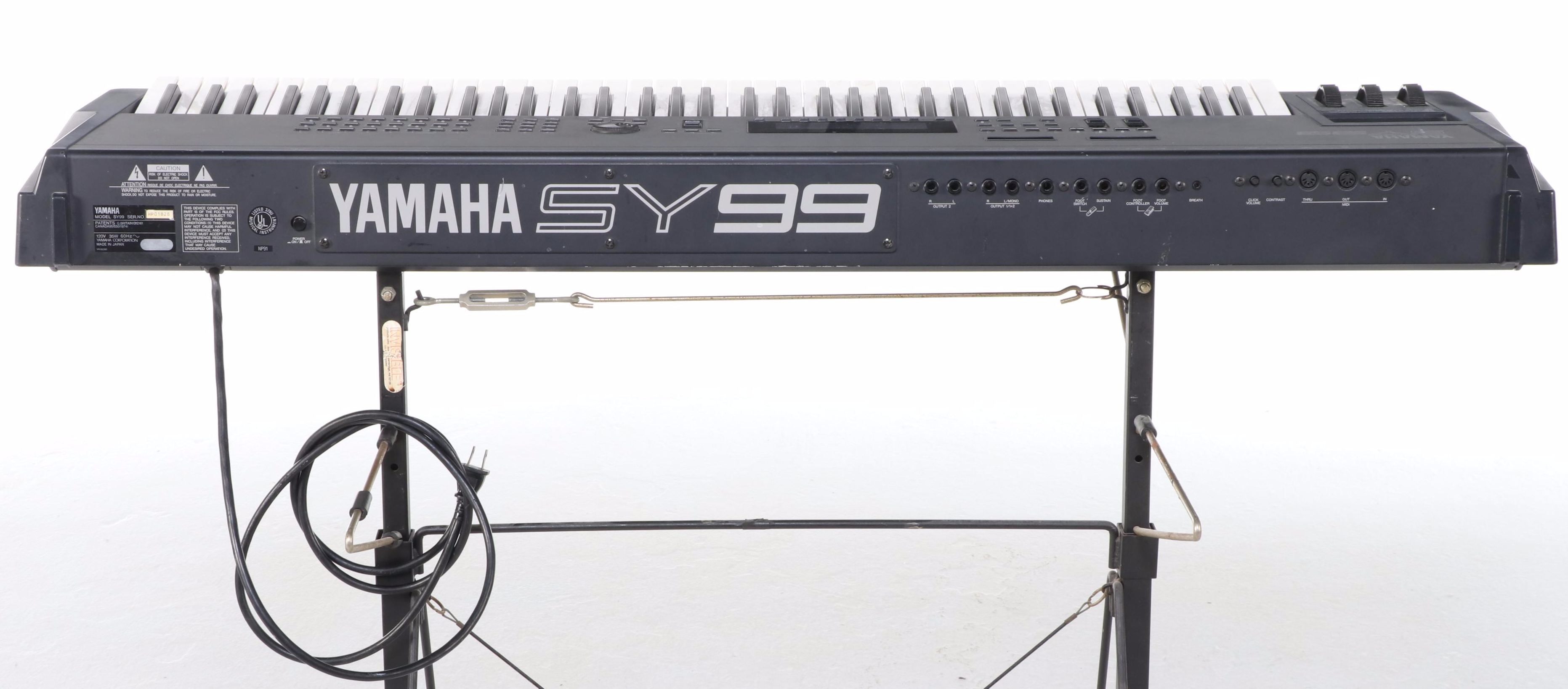 Yamaha SY99 Music Synthesizer with Stand
