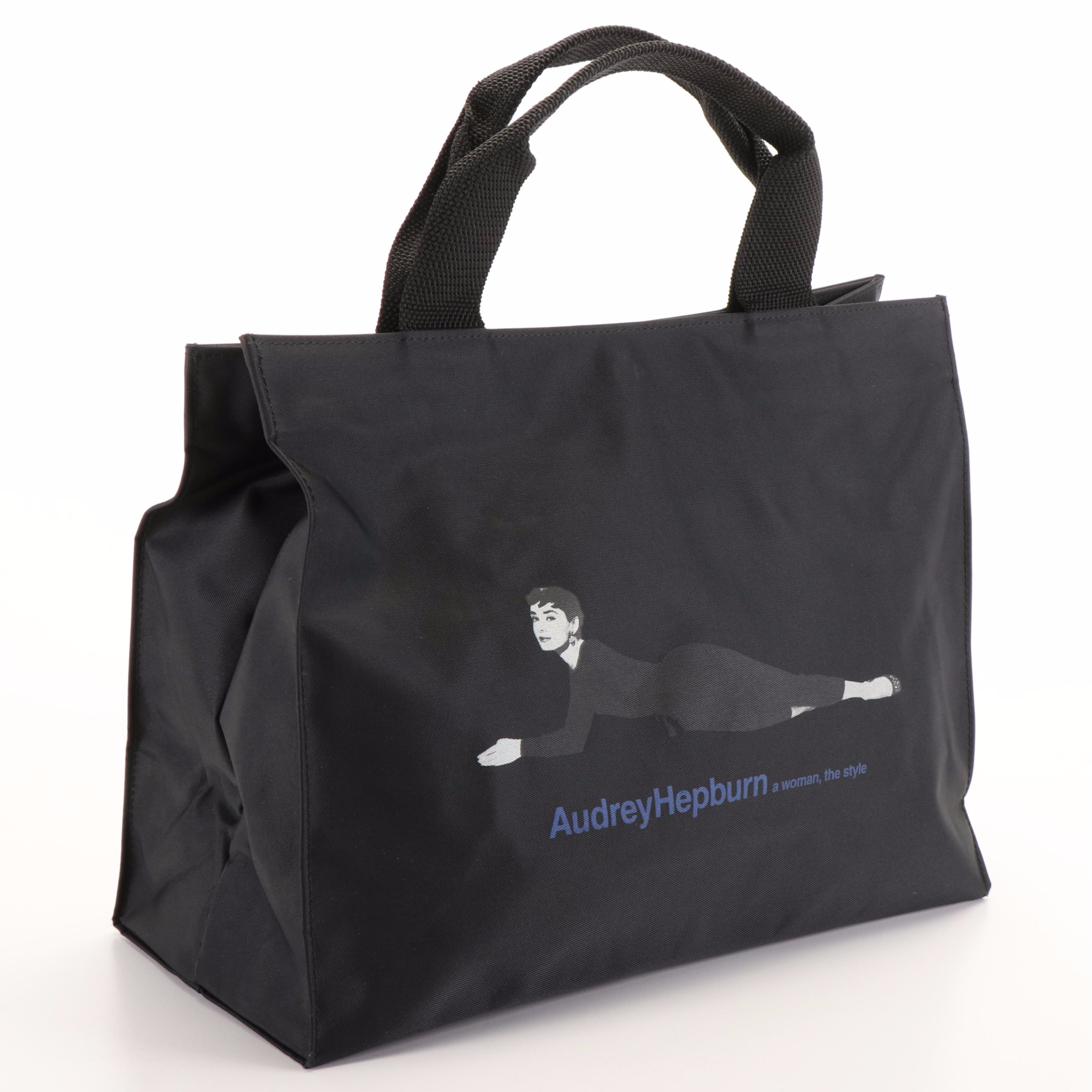 Salvatore Ferragamo Audrey Hepburn Nylon Tote Bag