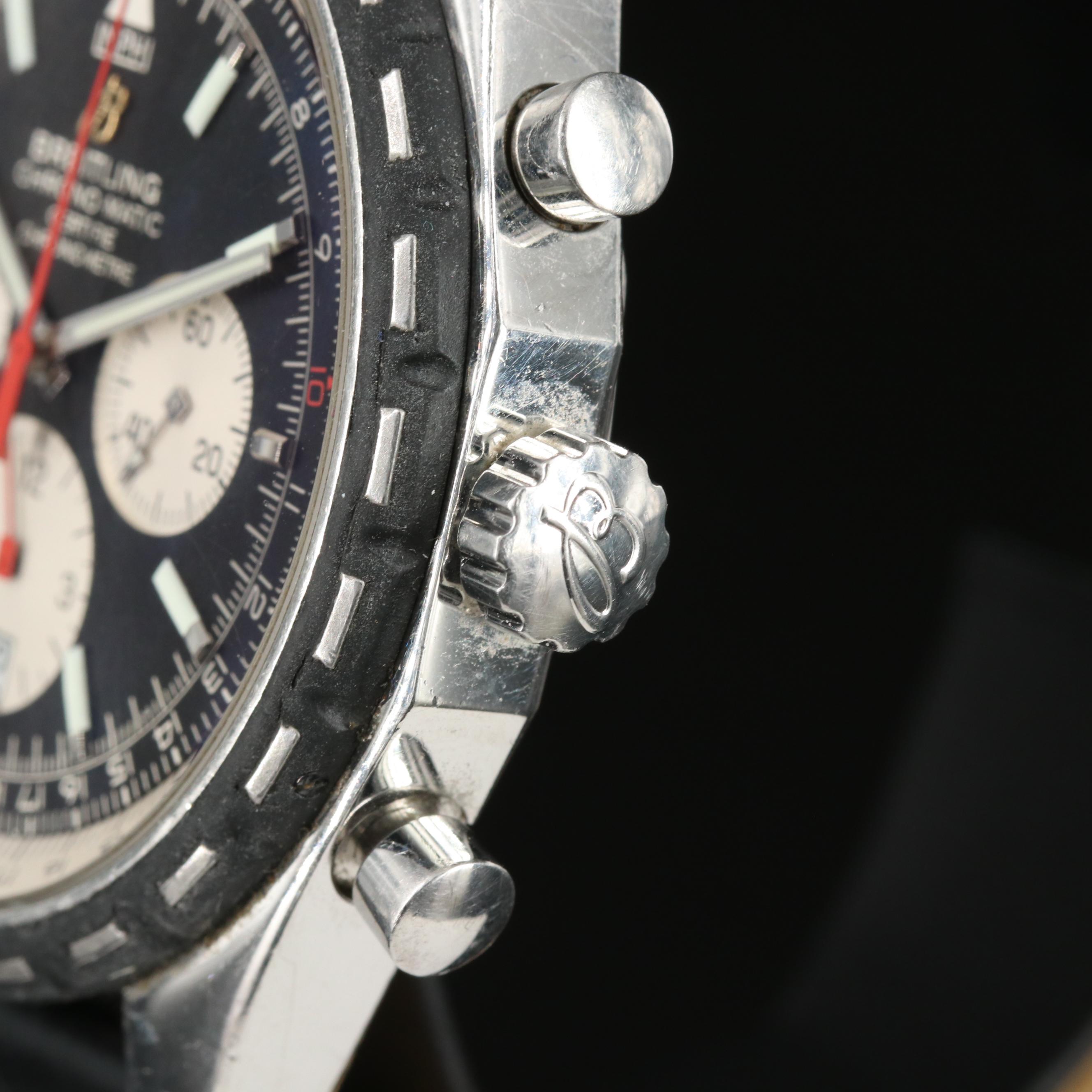 Breitling Chrono-Matic 49mm Stainless Steel Watch