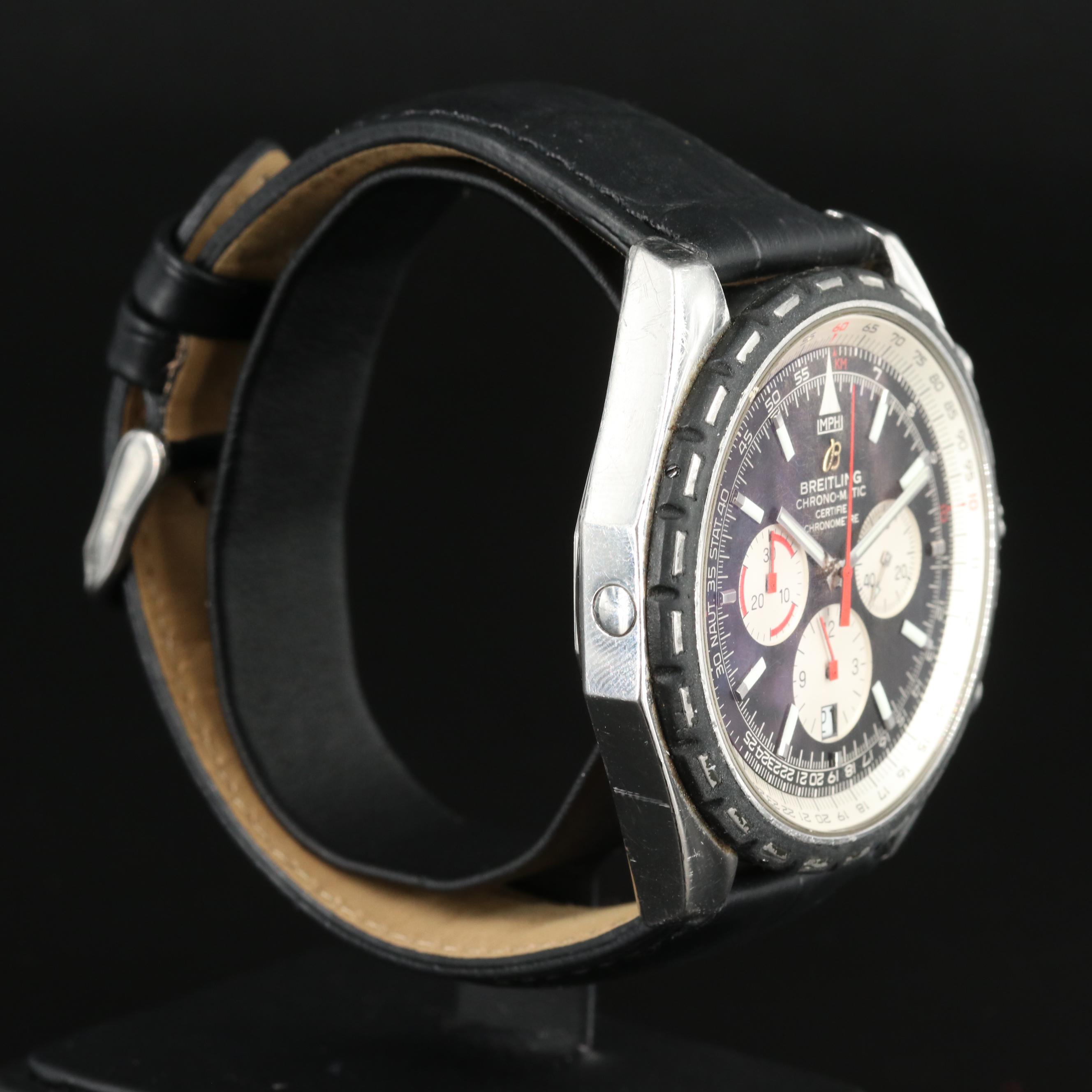 Breitling Chrono-Matic 49mm Stainless Steel Watch