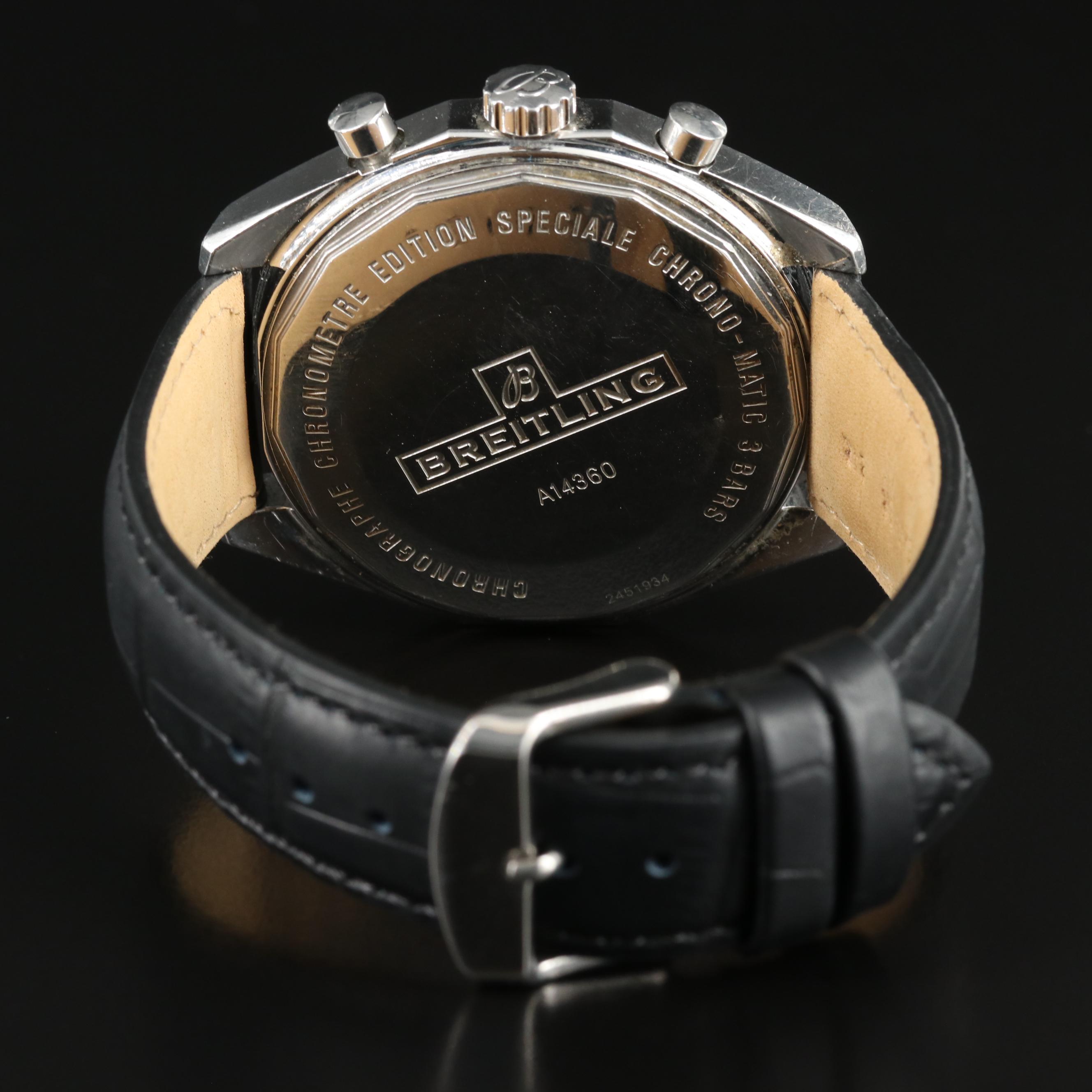 Breitling Chrono-Matic 49mm Stainless Steel Watch