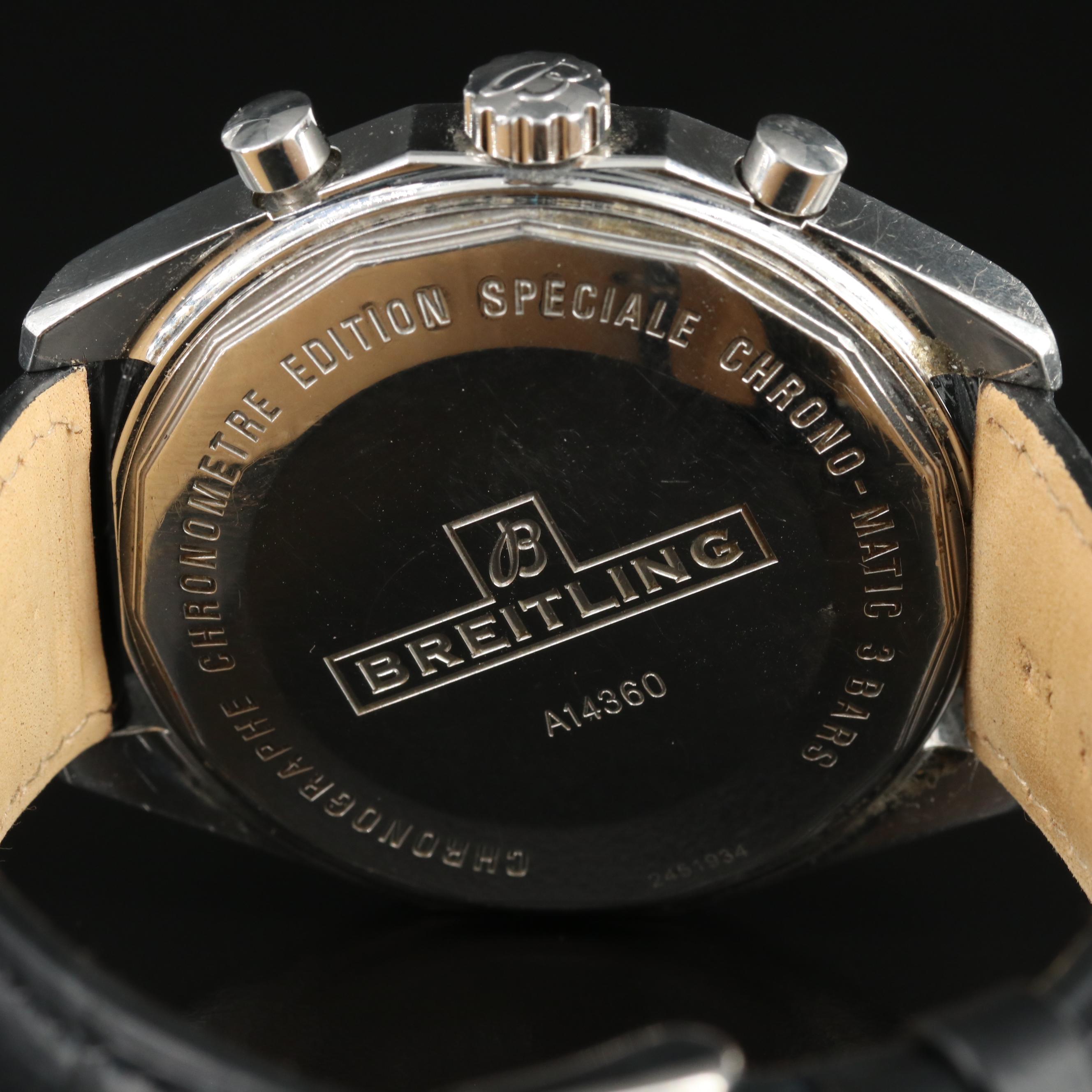 Breitling Chrono-Matic 49mm Stainless Steel Watch