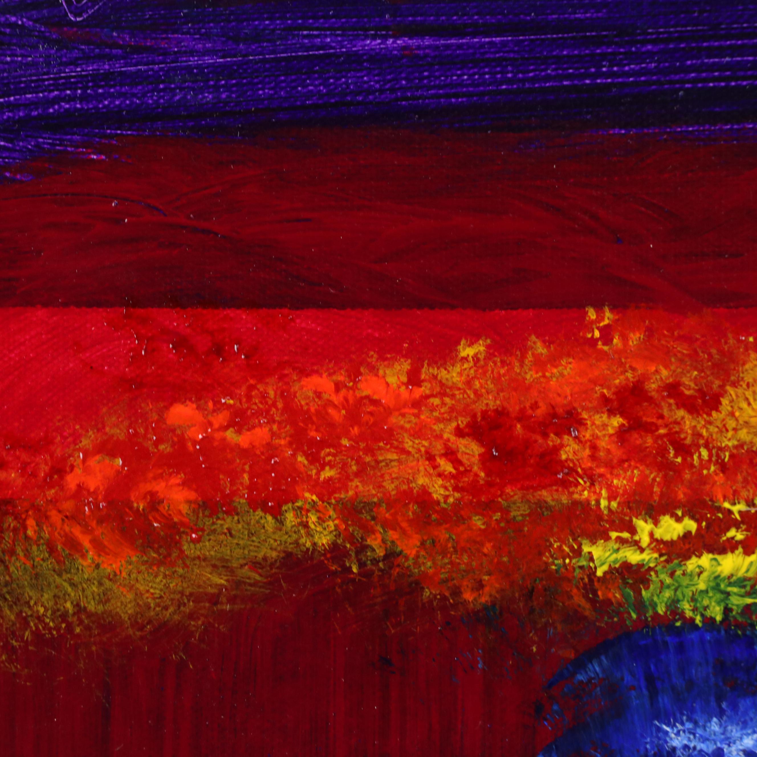 Robert Lackney Abstract Acrylic Painting "Spirit Songs," 21st Century