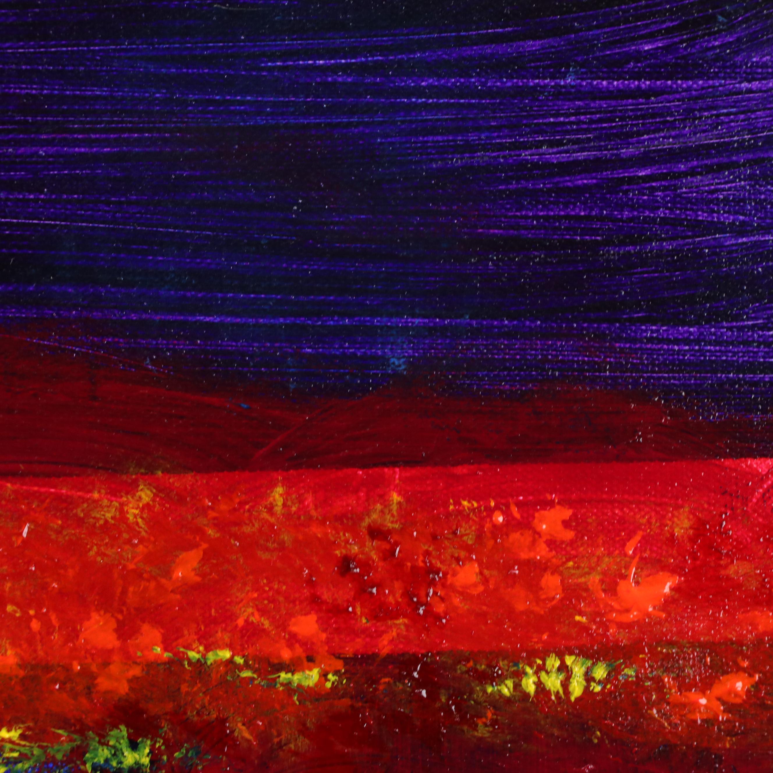 Robert Lackney Abstract Acrylic Painting "Spirit Songs," 21st Century