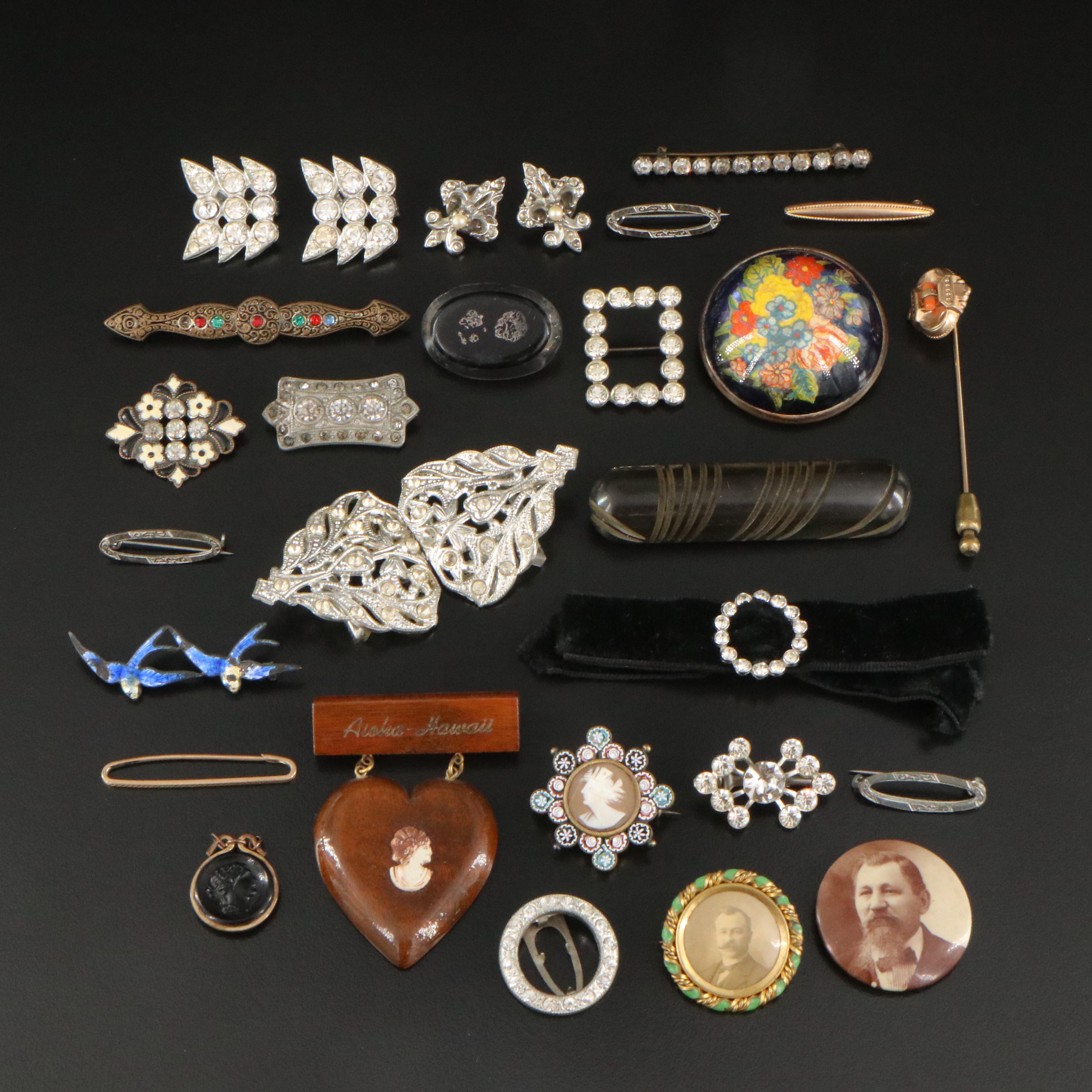 Victorian & Vintage Horse Bridle Rosette Brooch Featured in Jewelry Collection