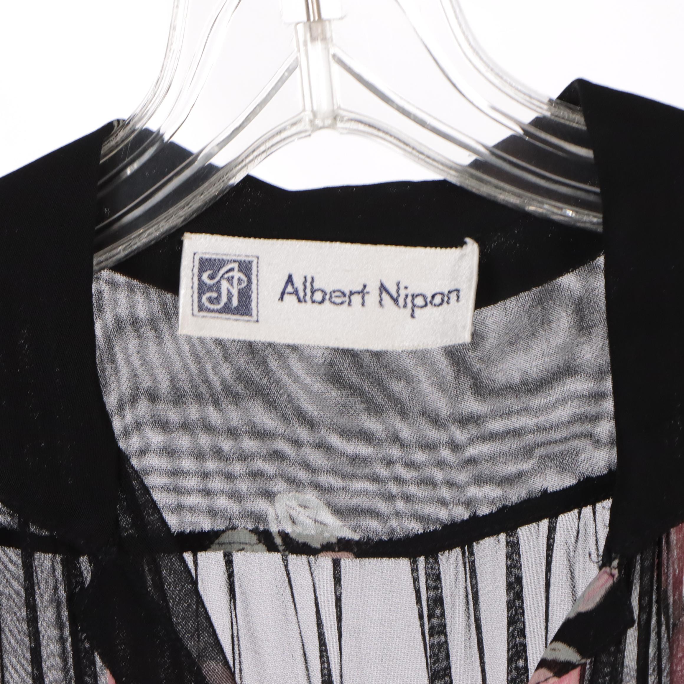 Oleg Cassini Black Tie Pants, Albert Nippon Dress, Beaded Jacket & 3-Piece Set