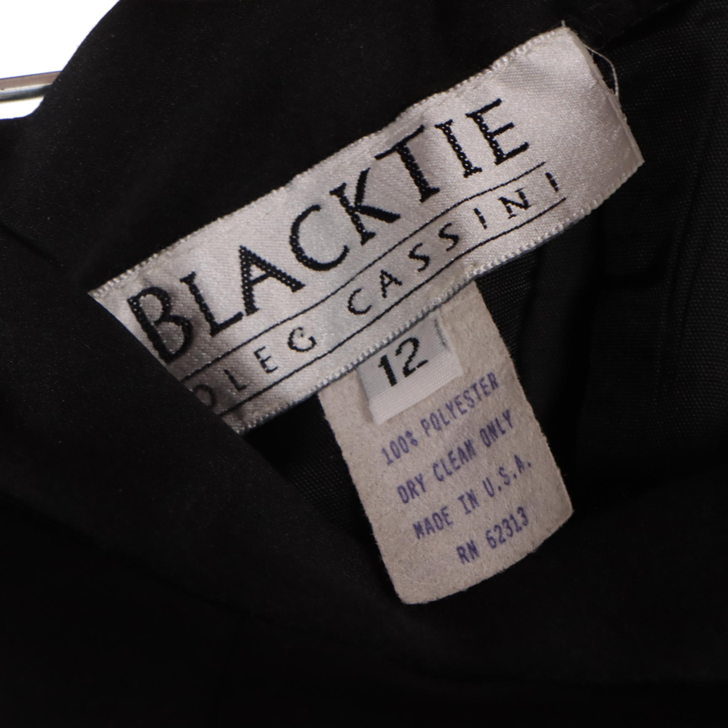 Oleg Cassini Black Tie Pants, Albert Nippon Dress, Beaded Jacket & 3-Piece Set