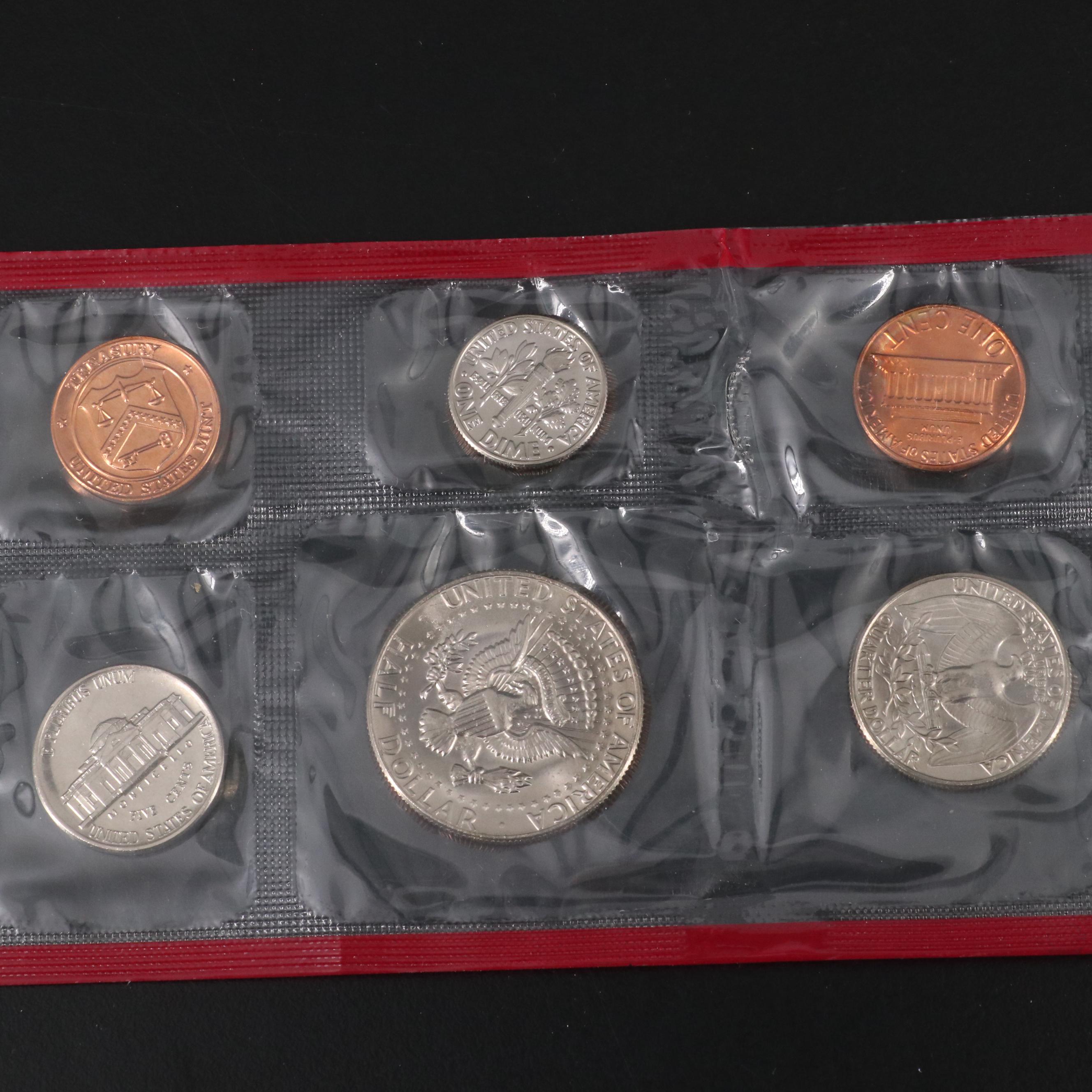 Twenty-Five Different U.S. Mint Uncirculated Sets, 1969 to 1995, Complete