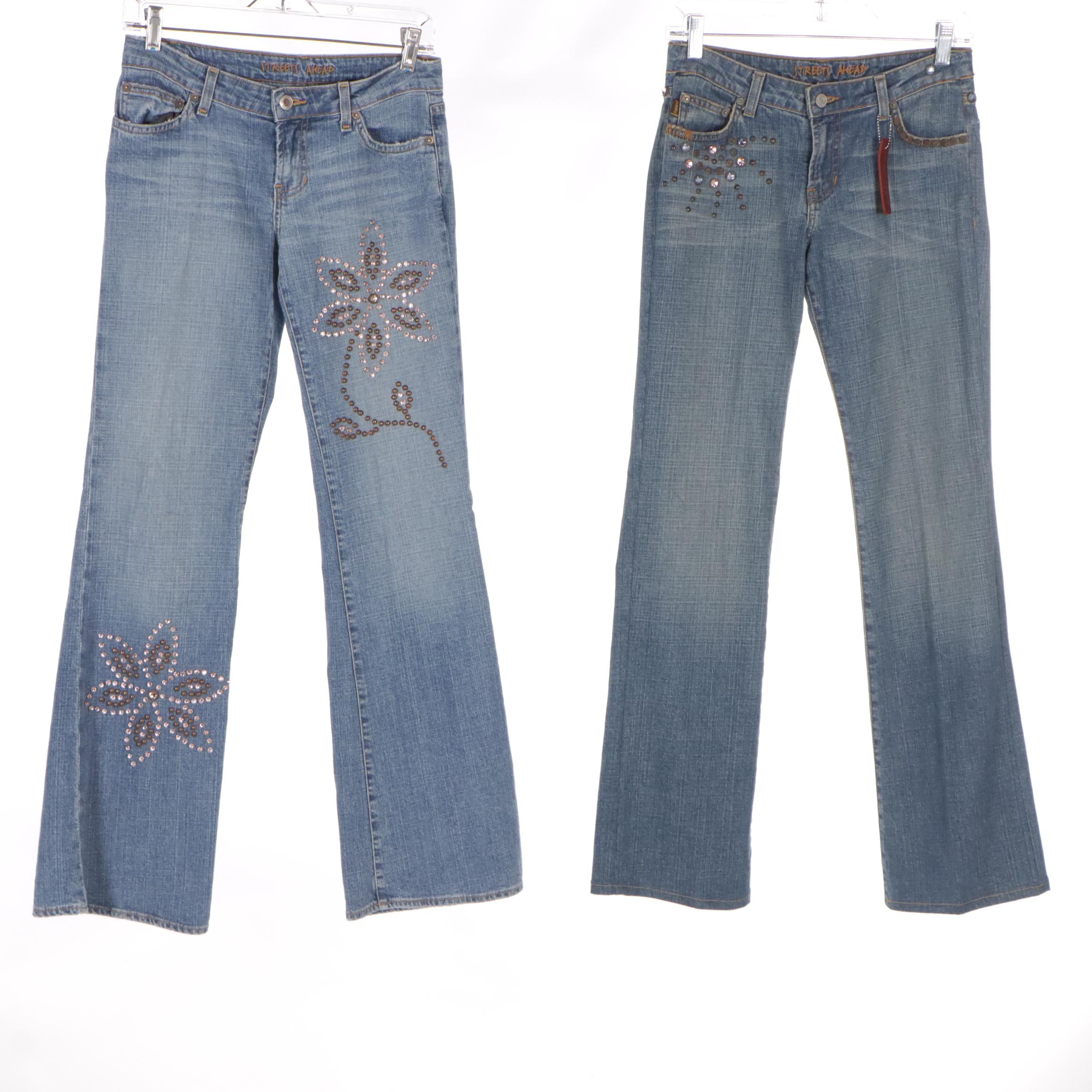Embellished Low-Rise Jeans From Paris is Blues, Streets Ahead and Parasucojean