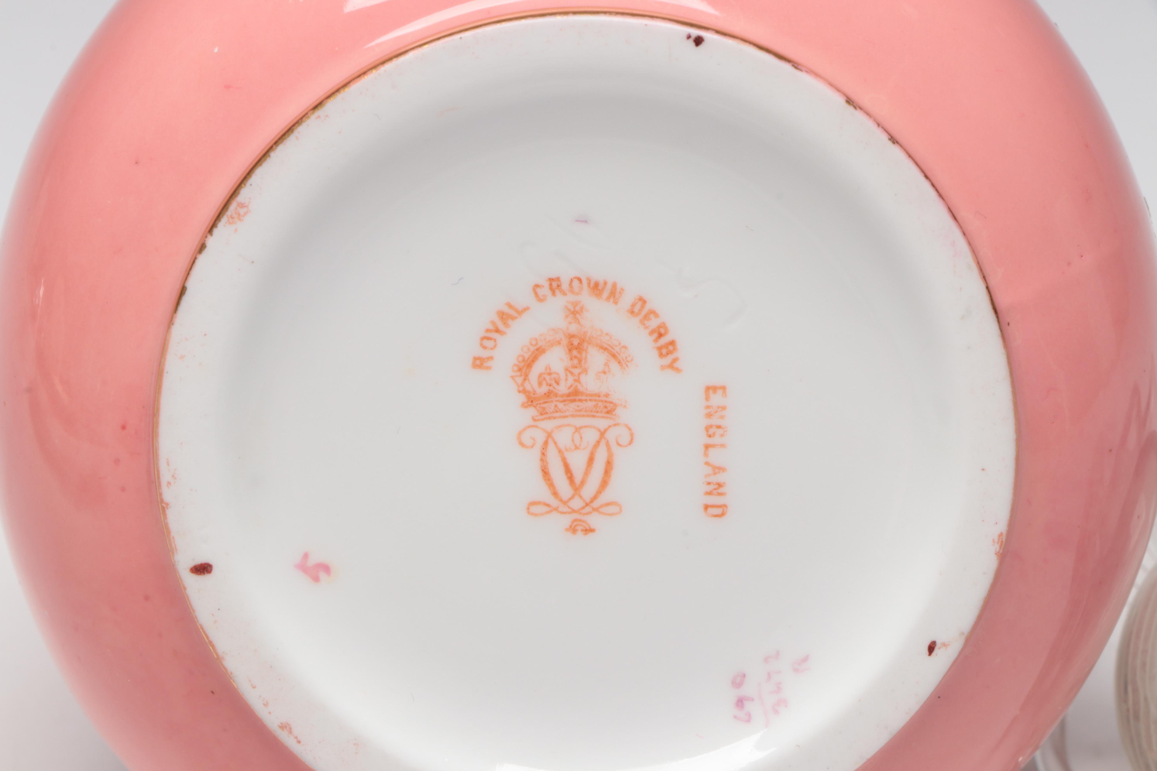 German C.T. Altwasser Porcelain Plate with Porcelain and Blown Glass Vases