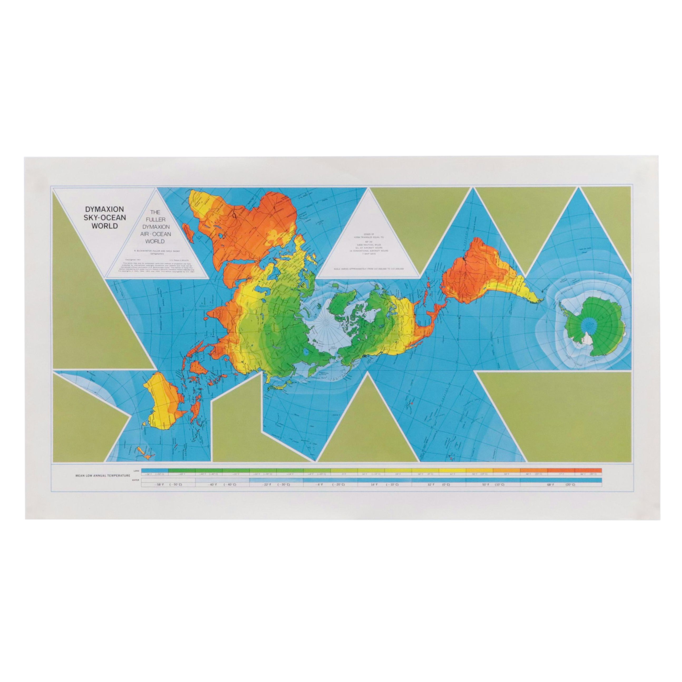 Buckminster Fuller & Shoji Sadao Map 