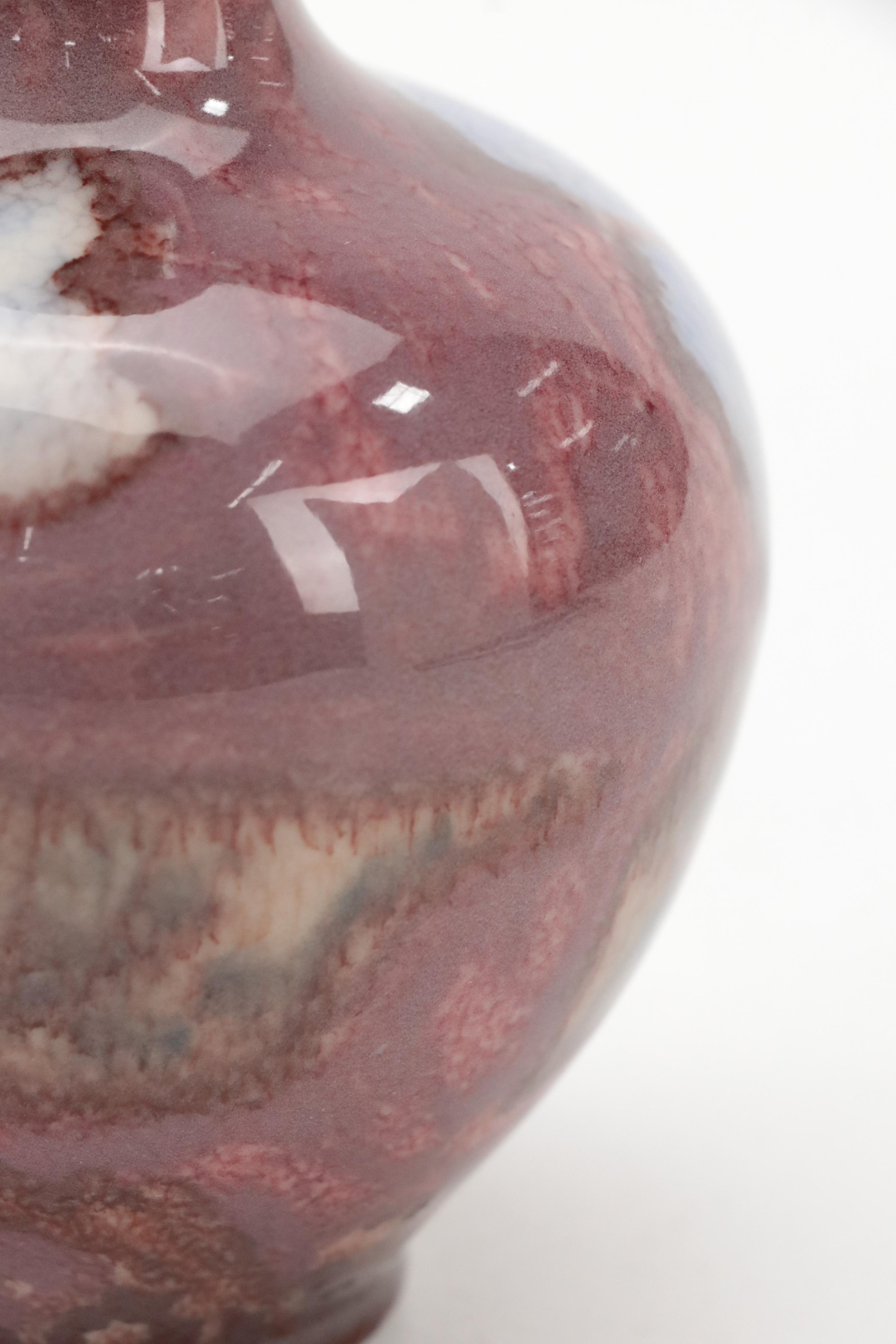 Jens Jensen for Rookwood Pottery Multicolor Glazed Ceramic Vase, 1934