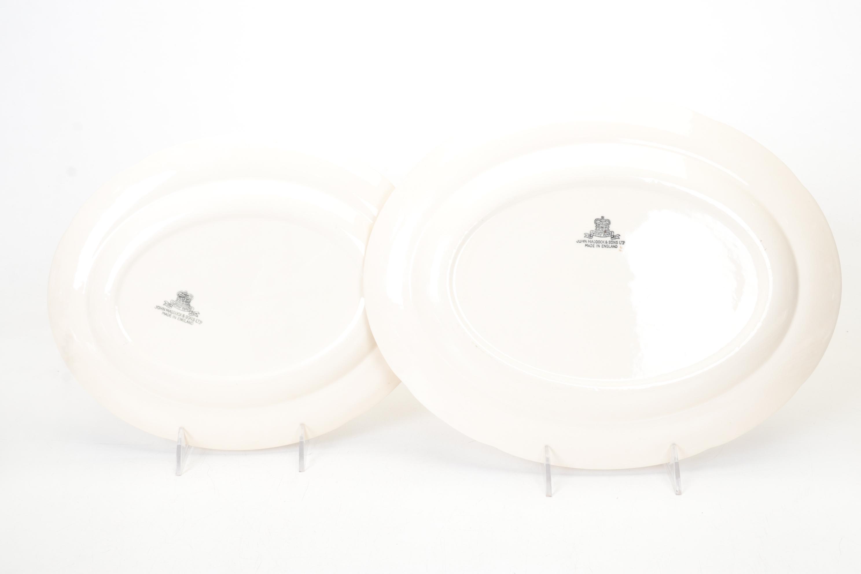 Royal Ivory Ware Porcelain Dinnerware by John Maddock & Sons