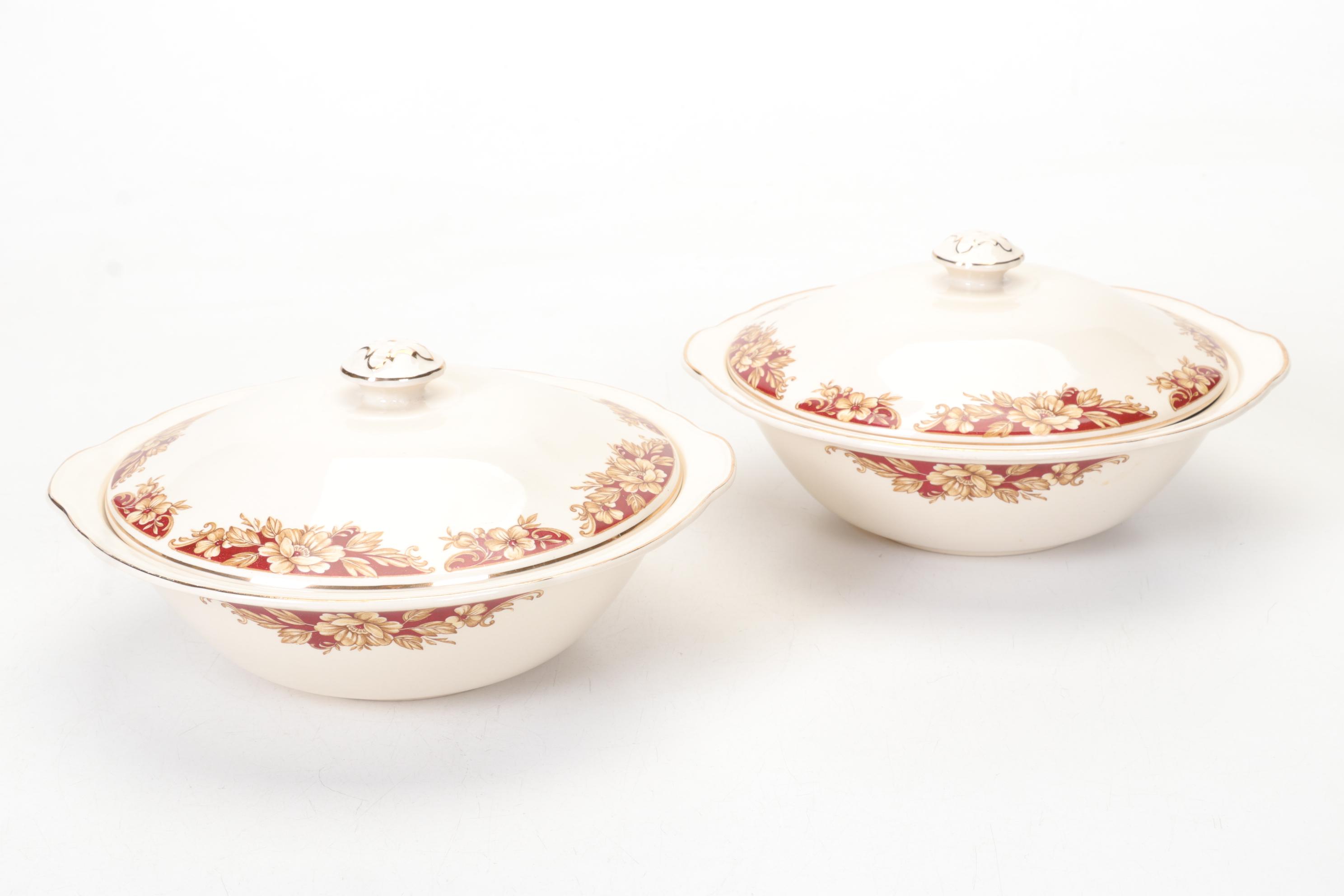 Royal Ivory Ware Porcelain Dinnerware by John Maddock & Sons