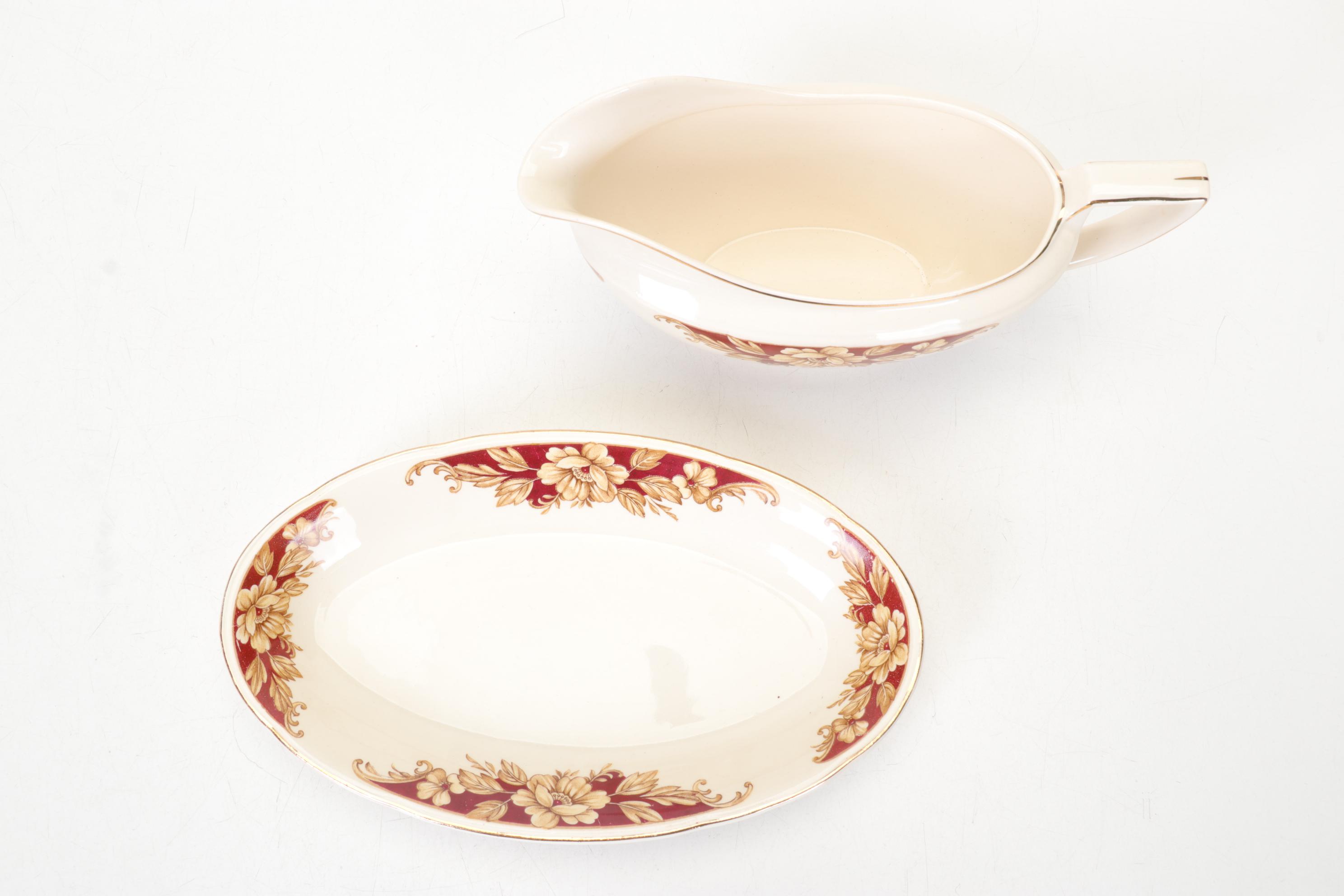 Royal Ivory Ware Porcelain Dinnerware by John Maddock & Sons