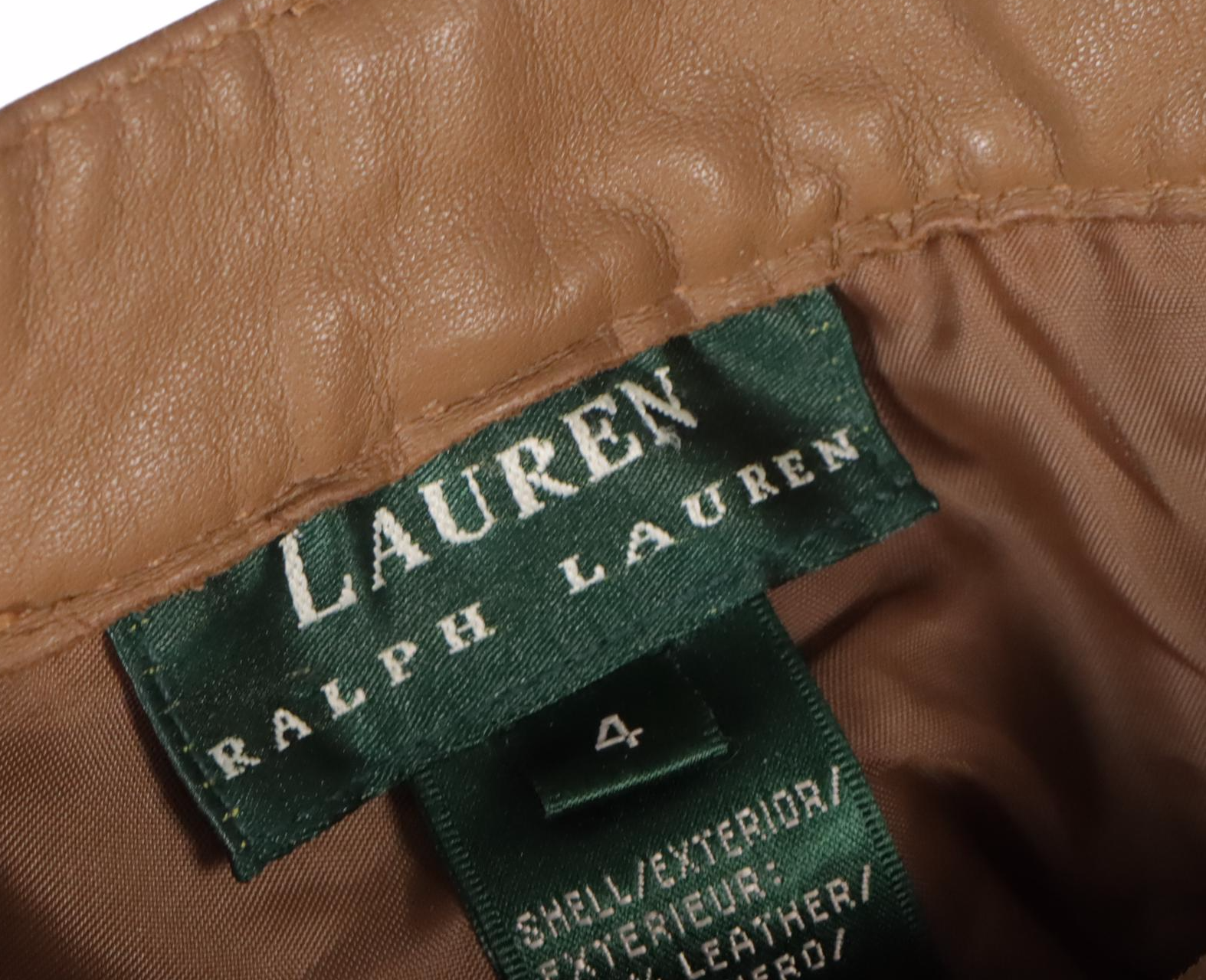 Ralph Lauren Black Label Lizard Embossed Leather Pants, Azi and Other Pants